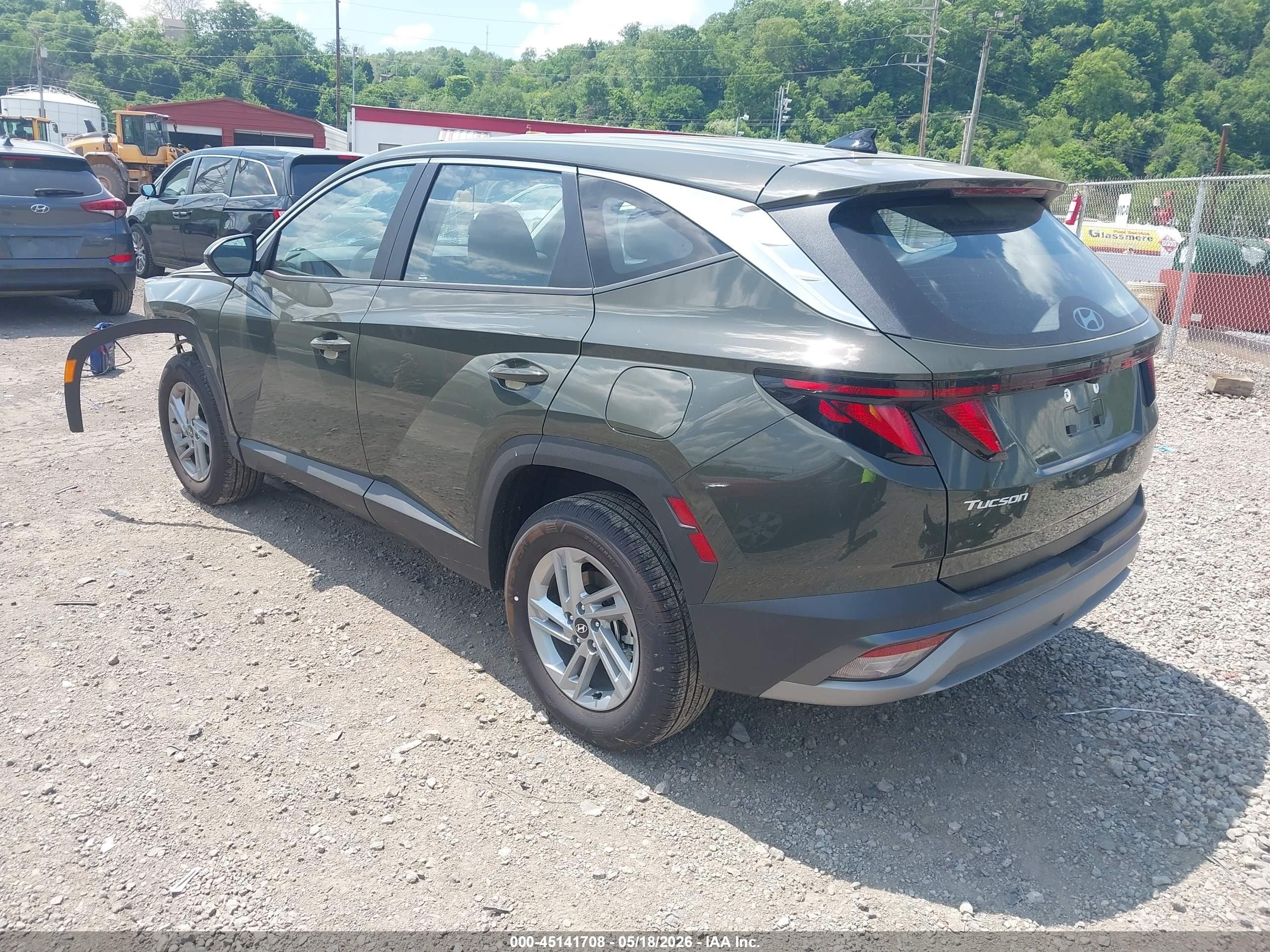 2026 Hyundai Tucson Se Green vin: 5NMJACDE4TH643125