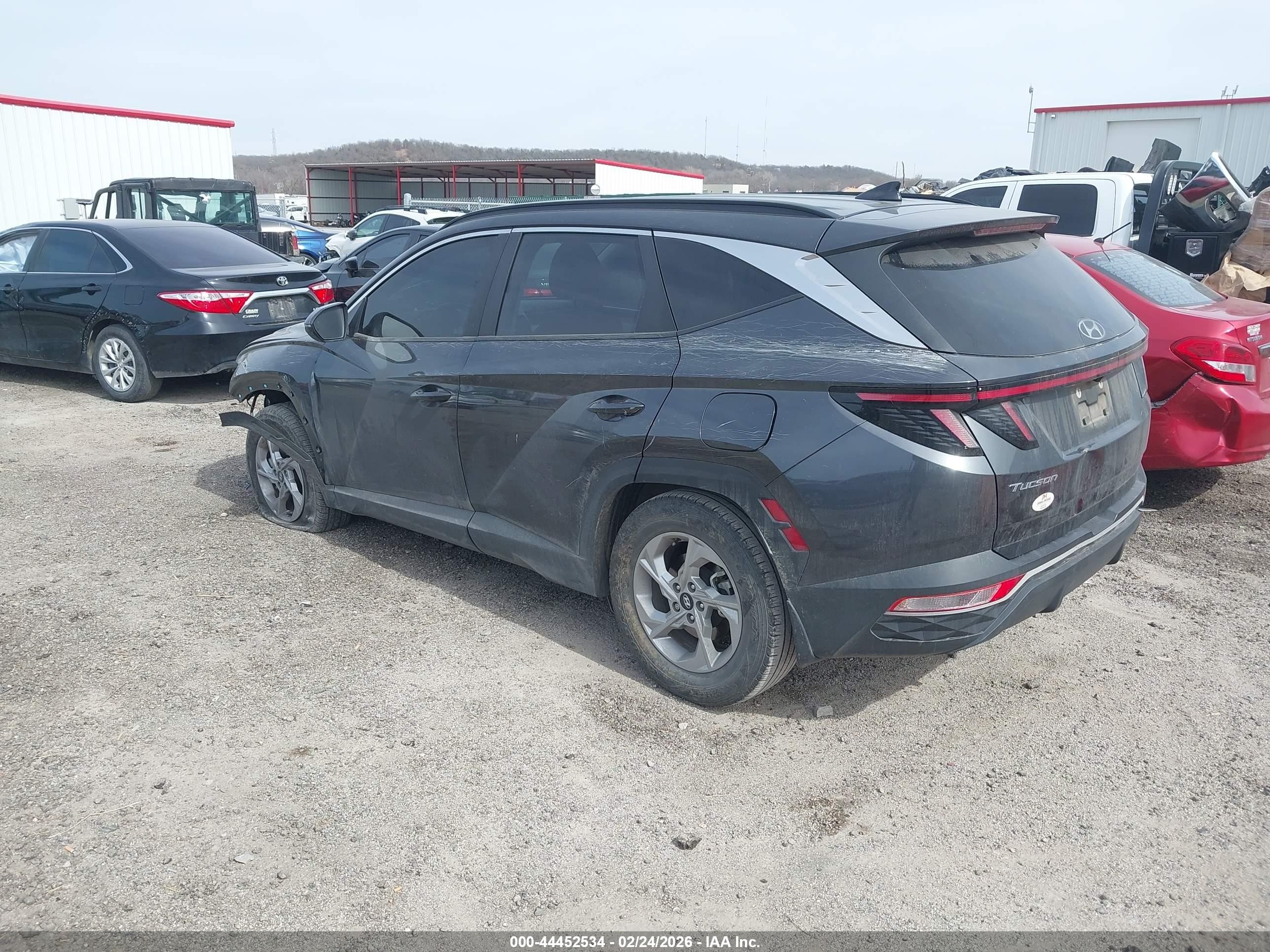 2022 Hyundai Tucson Sel Gray vin: 5NMJB3AE3NH060260