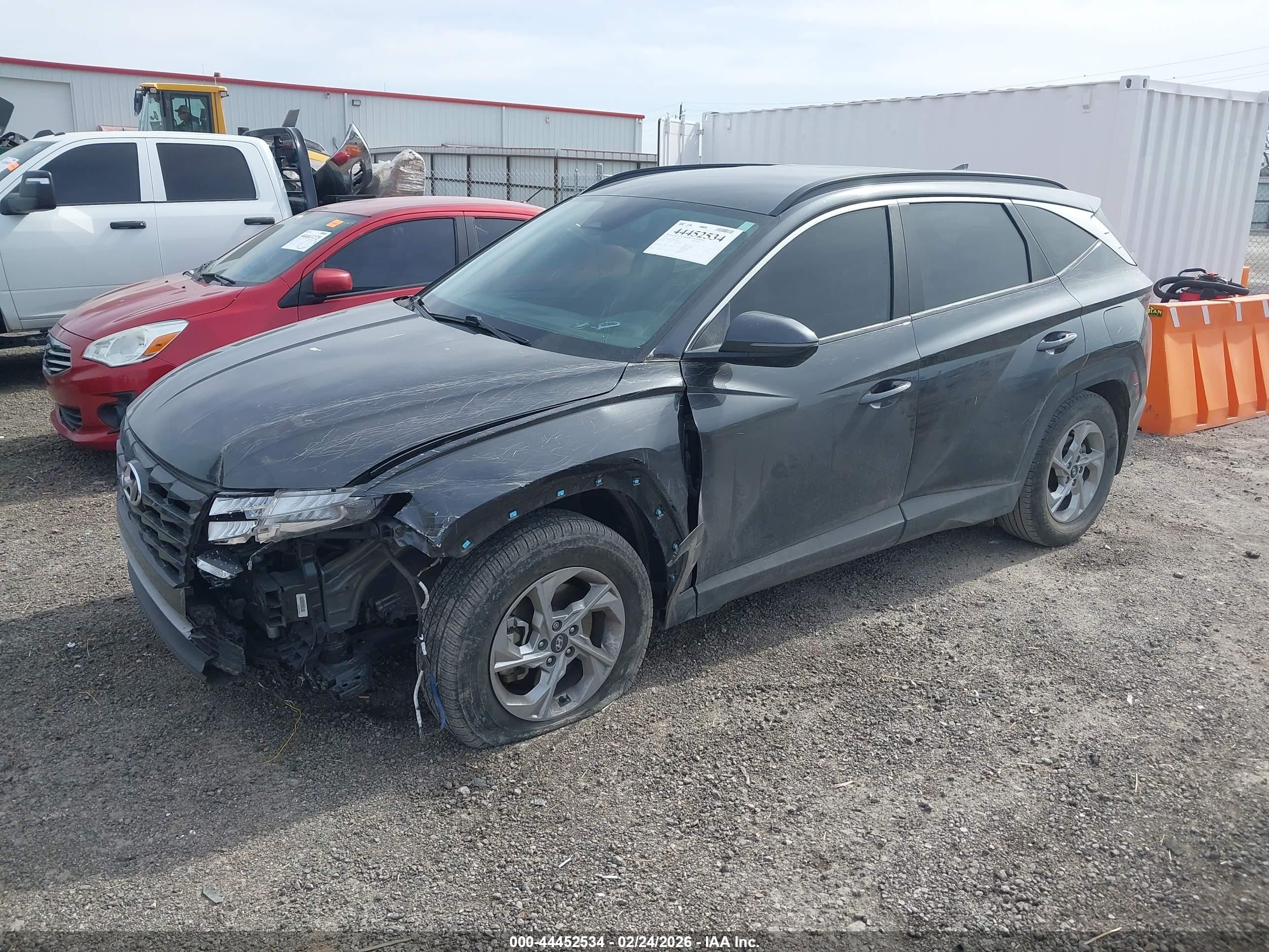 2022 Hyundai Tucson Sel Gray vin: 5NMJB3AE3NH060260
