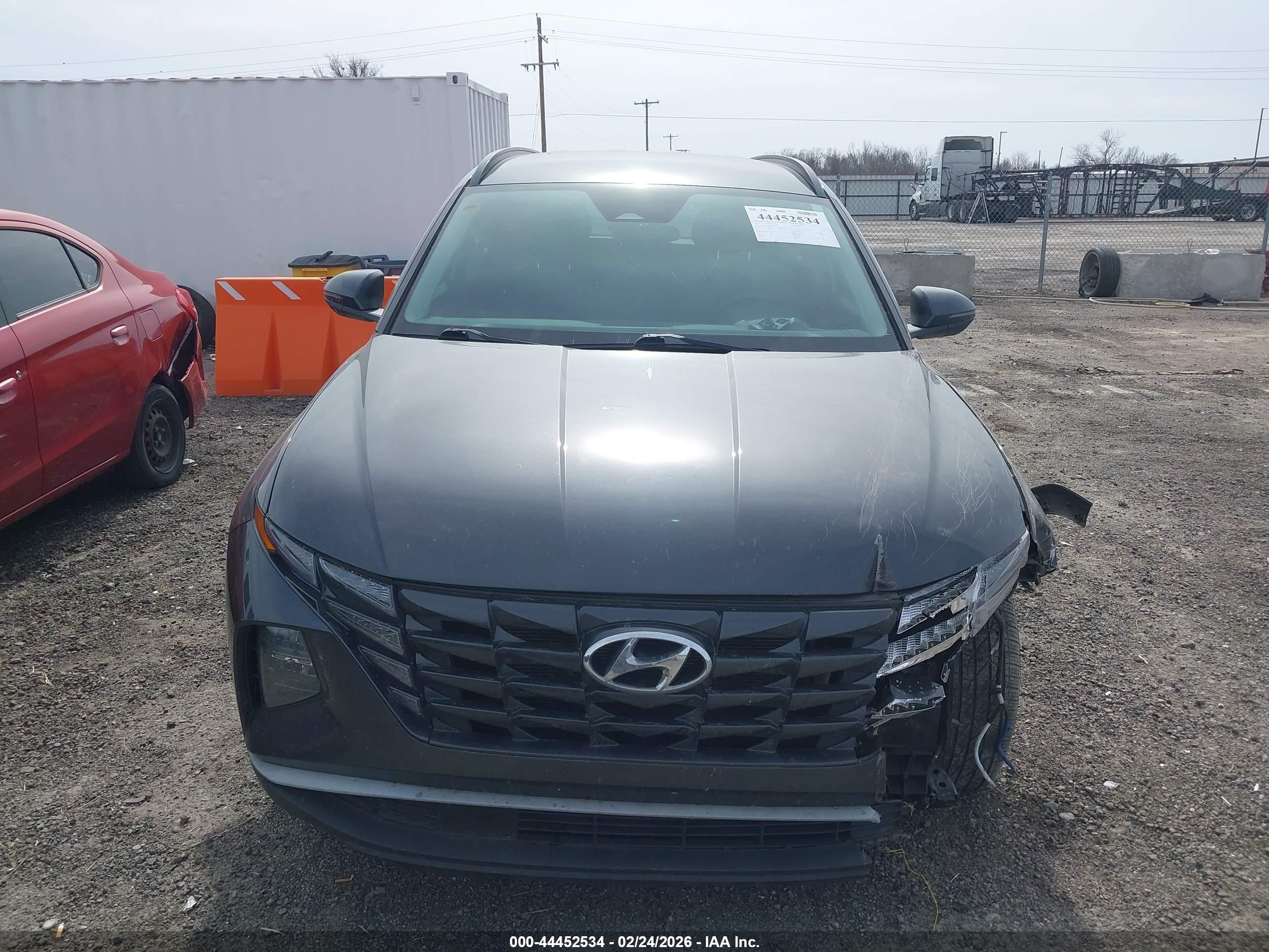 2022 Hyundai Tucson Sel Gray vin: 5NMJB3AE3NH060260