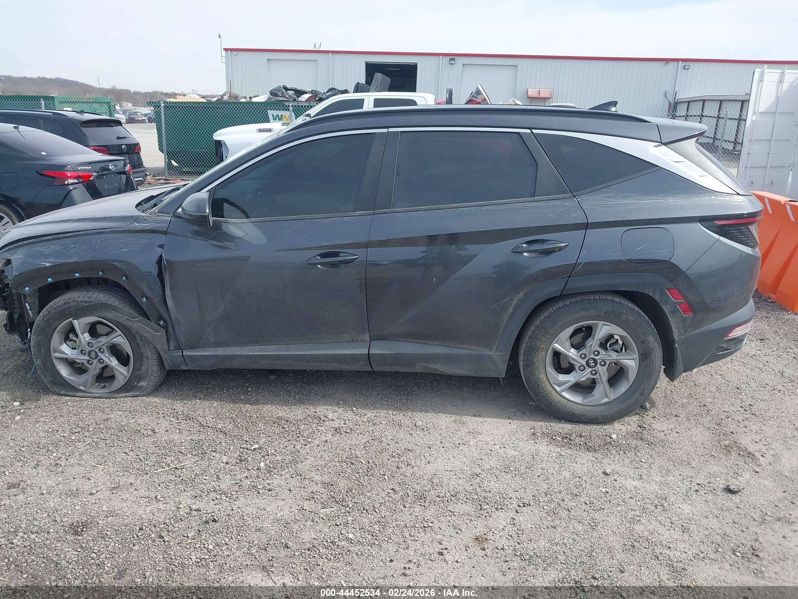 2022 Hyundai Tucson Sel Gray vin: 5NMJB3AE3NH060260