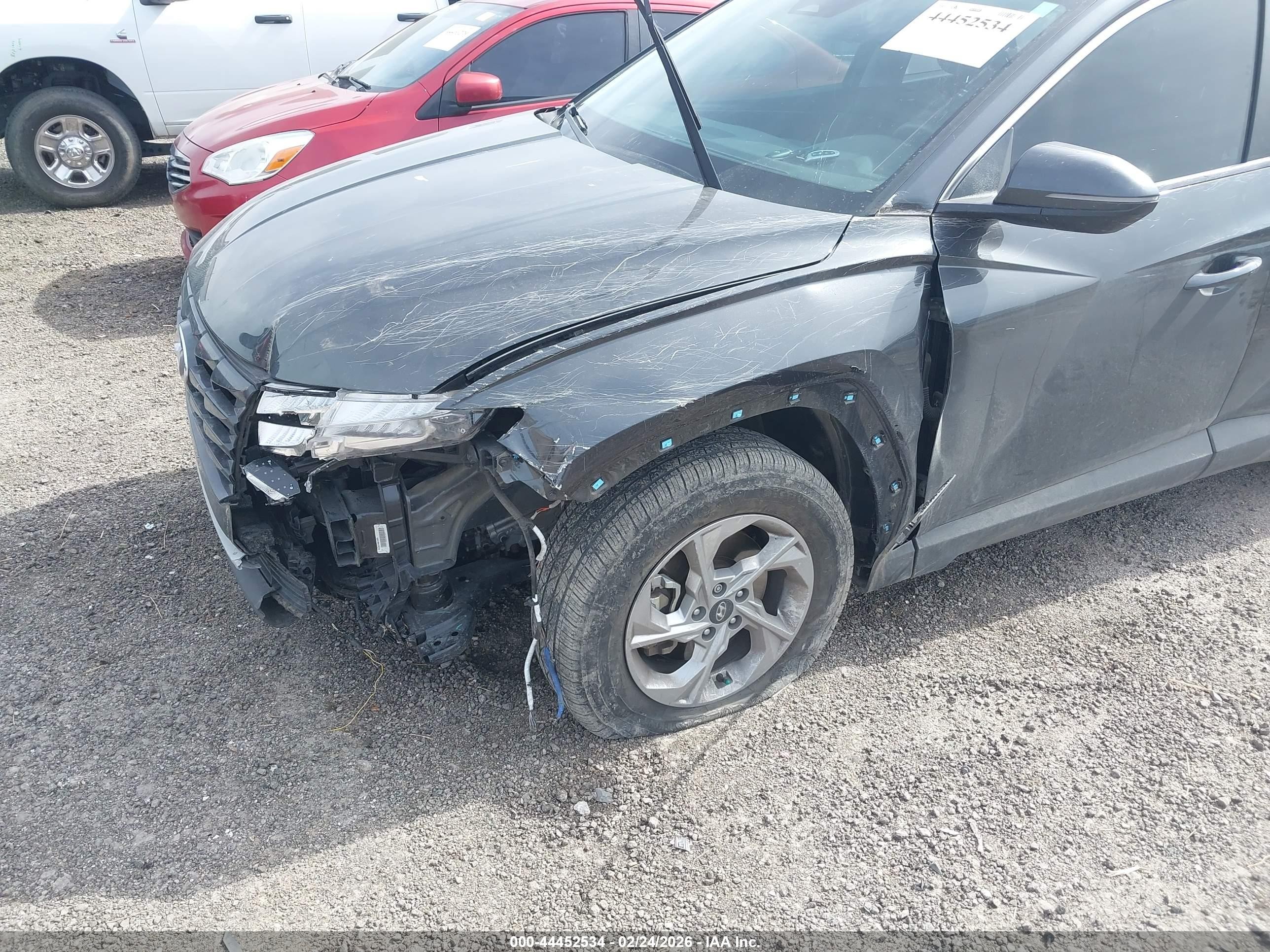 2022 Hyundai Tucson Sel Gray vin: 5NMJB3AE3NH060260