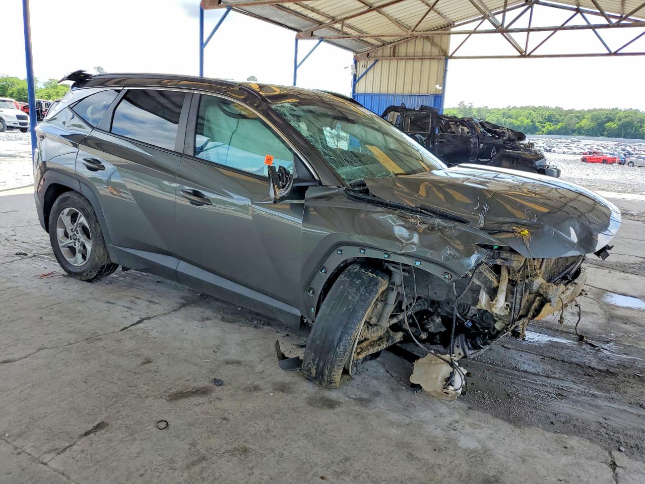 2023 Hyundai Tucson Sel Gray vin: 5NMJB3AE3PH198545