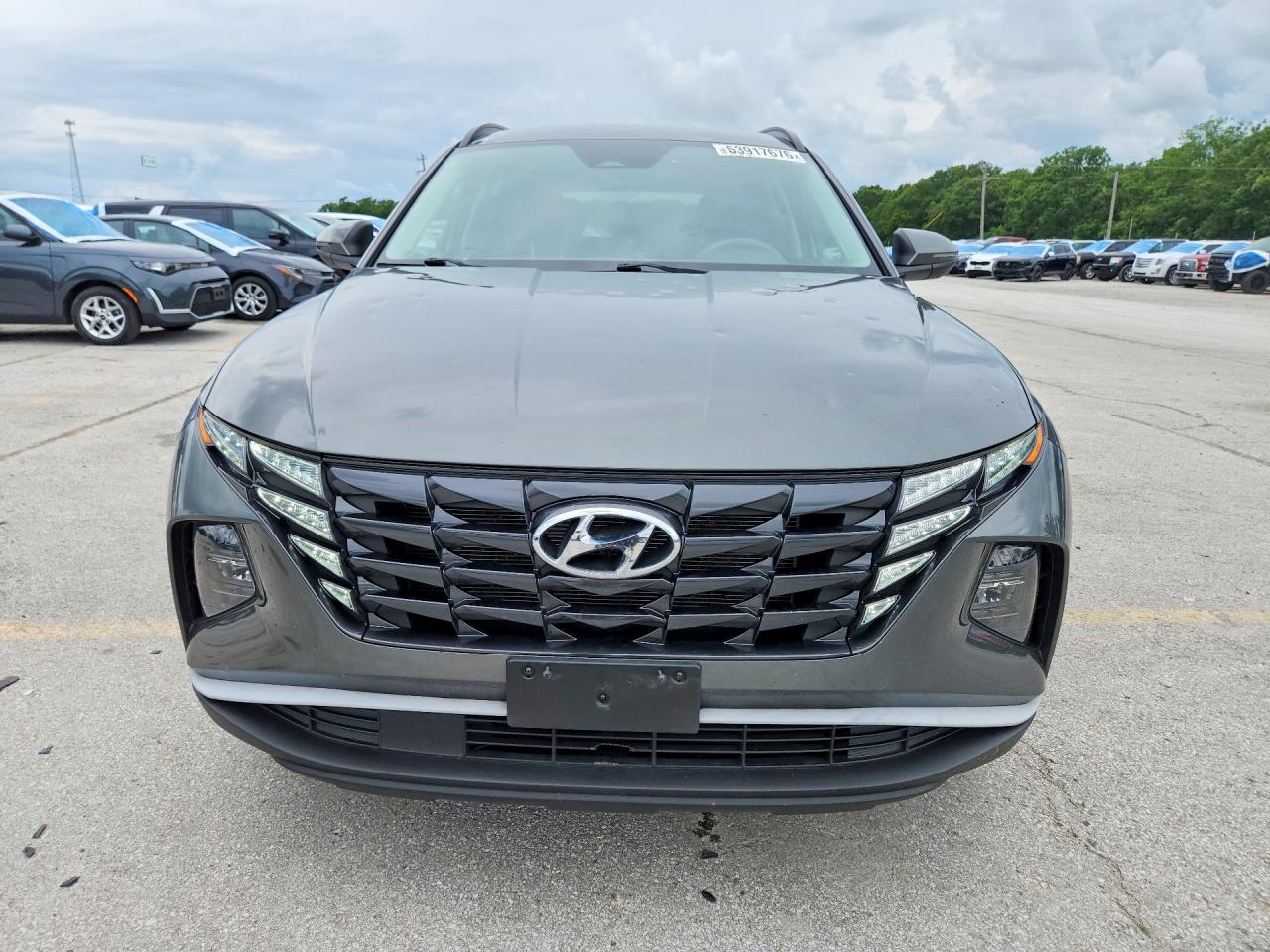 2022 Hyundai Tucson Sel Зеленый vin: 5NMJB3AE4NH051132