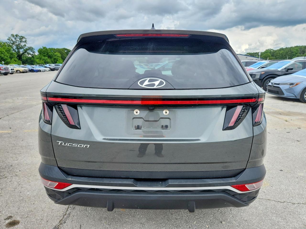 2022 Hyundai Tucson Sel Зеленый vin: 5NMJB3AE4NH051132