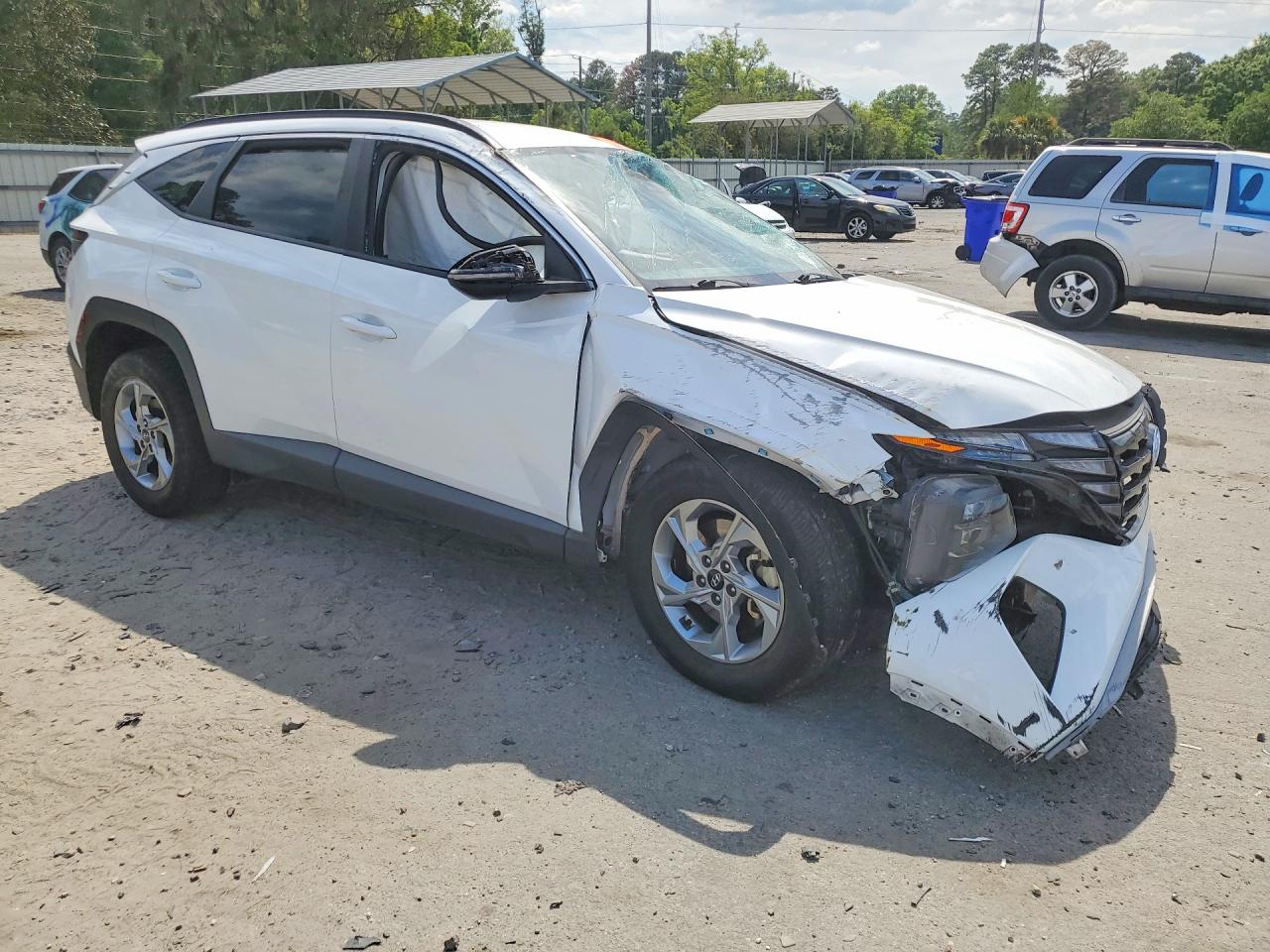 2023 Hyundai Tucson Sel White vin: 5NMJB3AE4PH195962