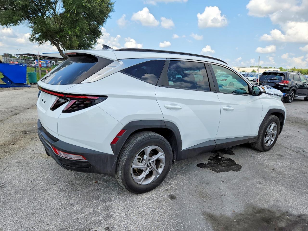 2022 Hyundai Tucson Sel White vin: 5NMJB3AE6NH155847