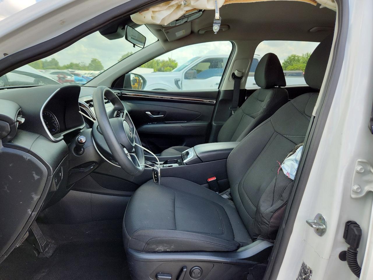 2022 Hyundai Tucson Sel White vin: 5NMJB3AE6NH155847