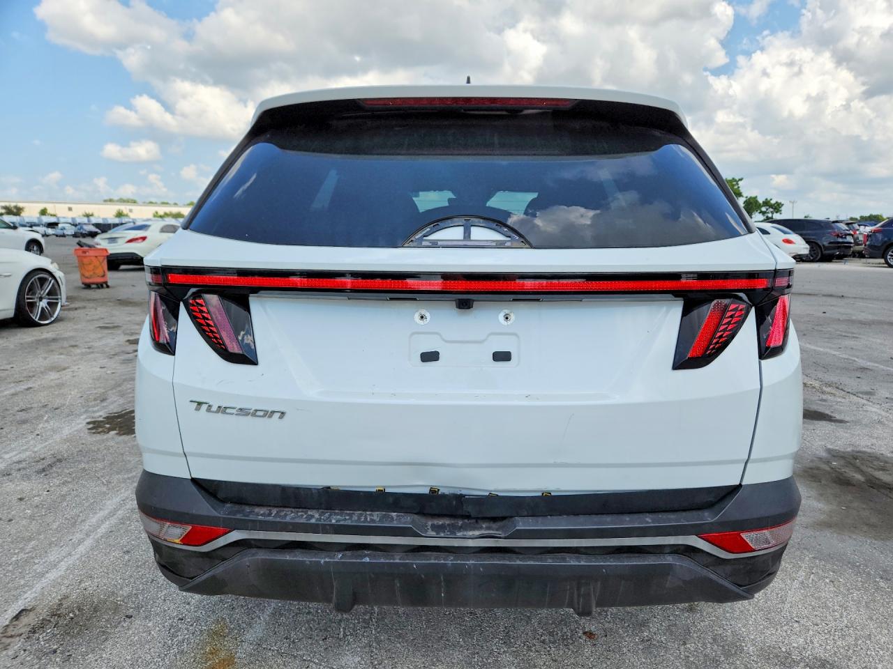 2022 Hyundai Tucson Sel White vin: 5NMJB3AE6NH155847