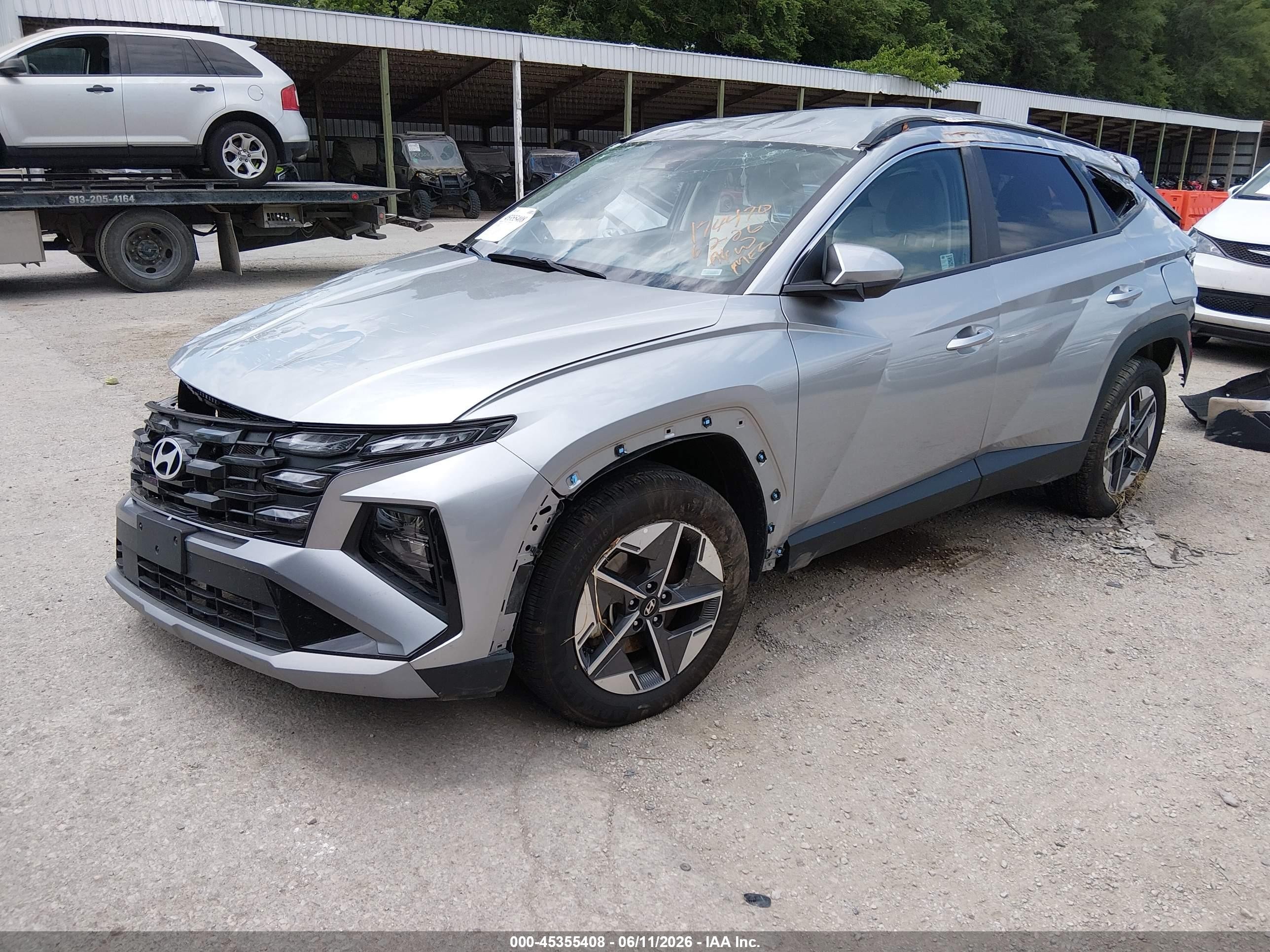 2025 Hyundai Tucson Sel Silver vin: 5NMJB3DE0SH444097