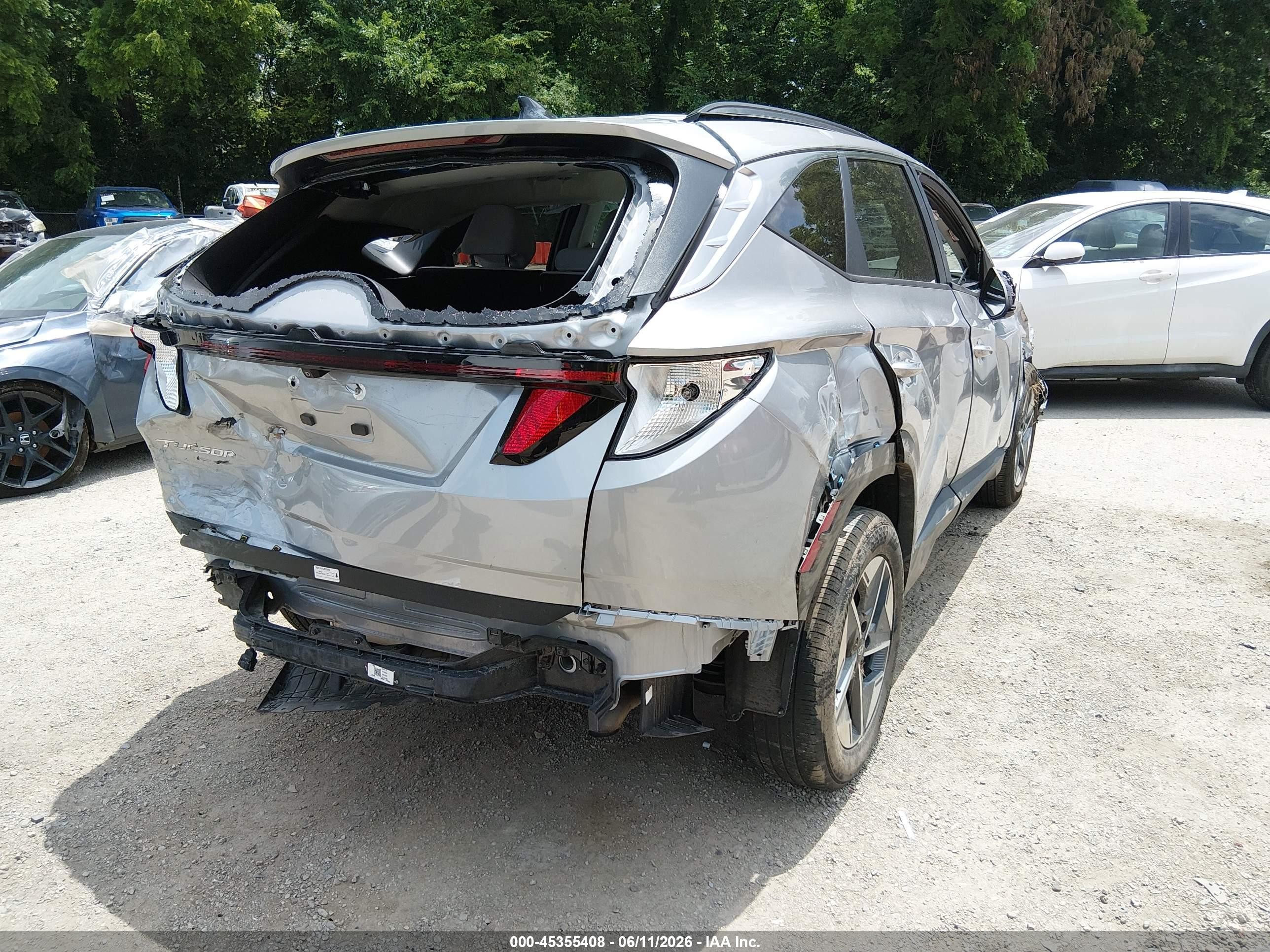 2025 Hyundai Tucson Sel Silver vin: 5NMJB3DE0SH444097