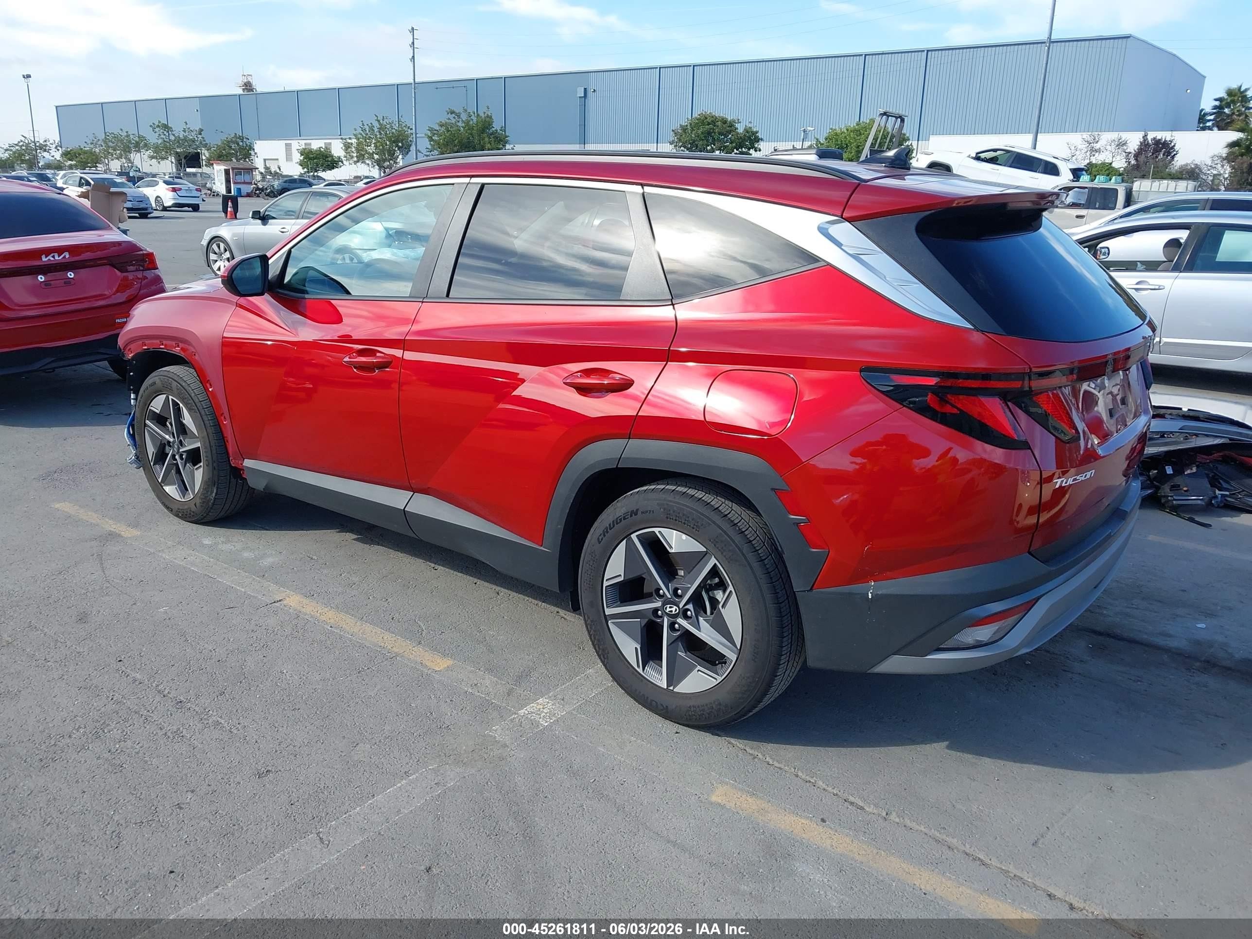 2025 Hyundai Tucson Sel Красный vin: 5NMJB3DE1SH563356