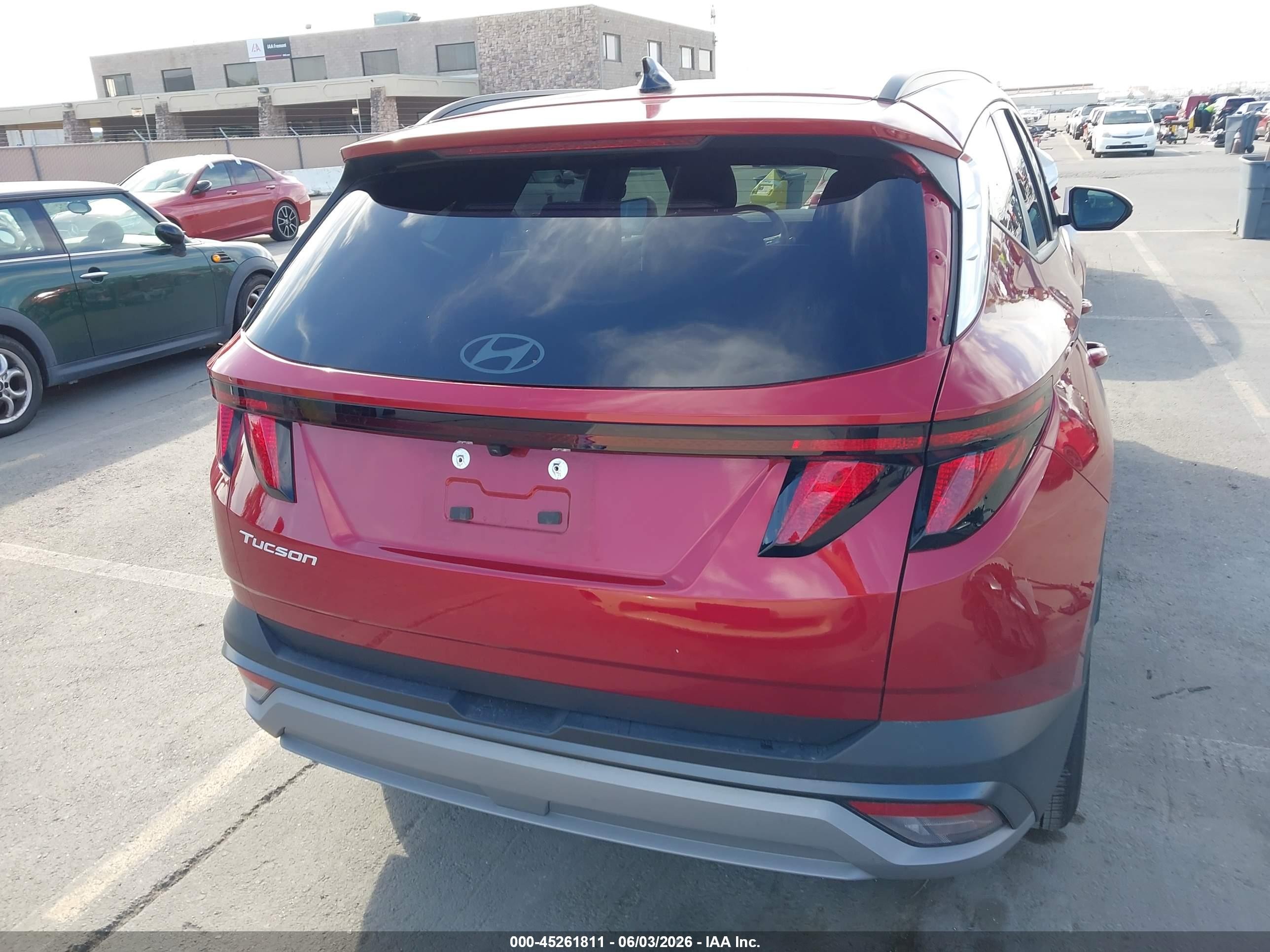 2025 Hyundai Tucson Sel Красный vin: 5NMJB3DE1SH563356