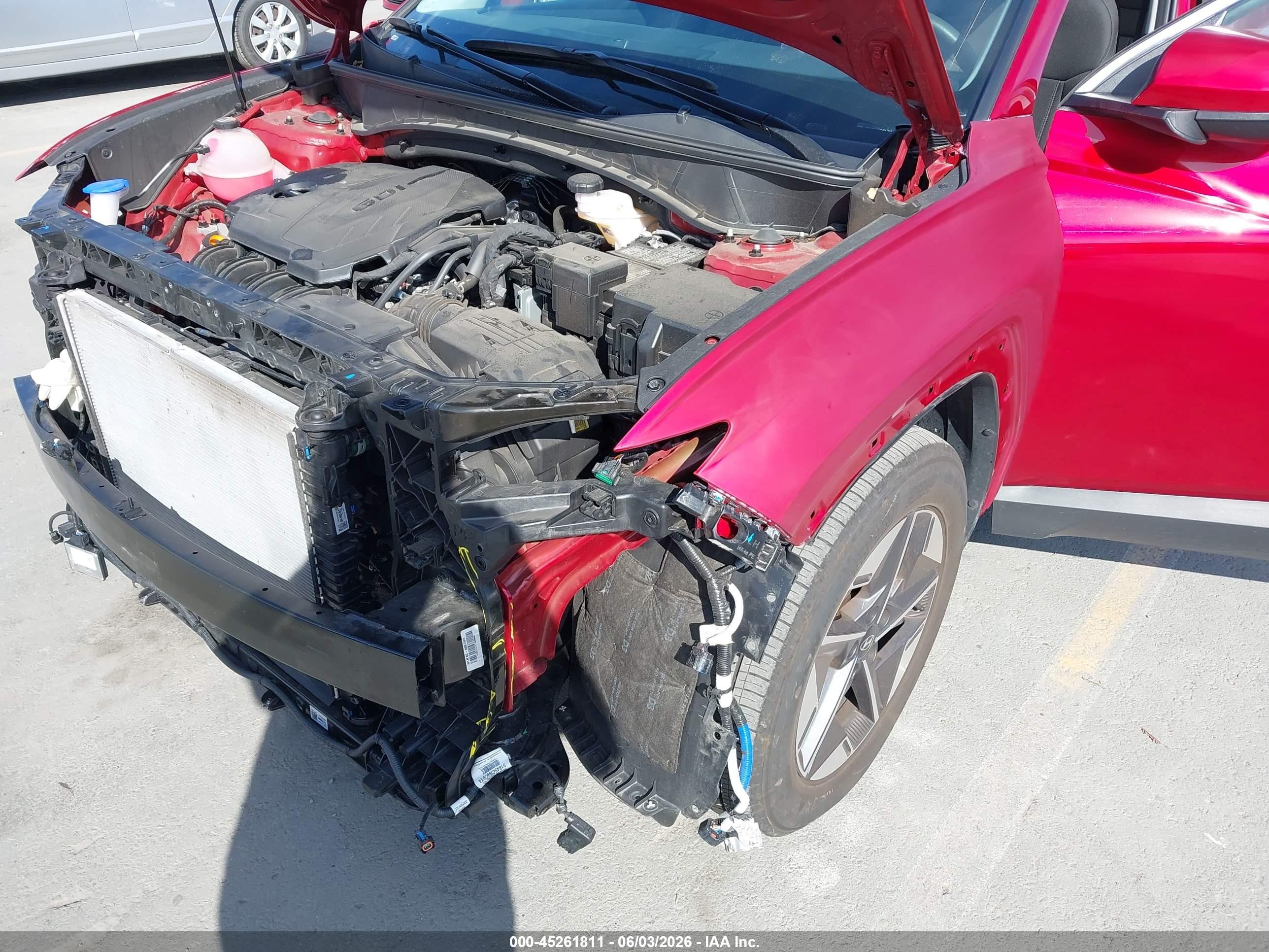 2025 Hyundai Tucson Sel Красный vin: 5NMJB3DE1SH563356
