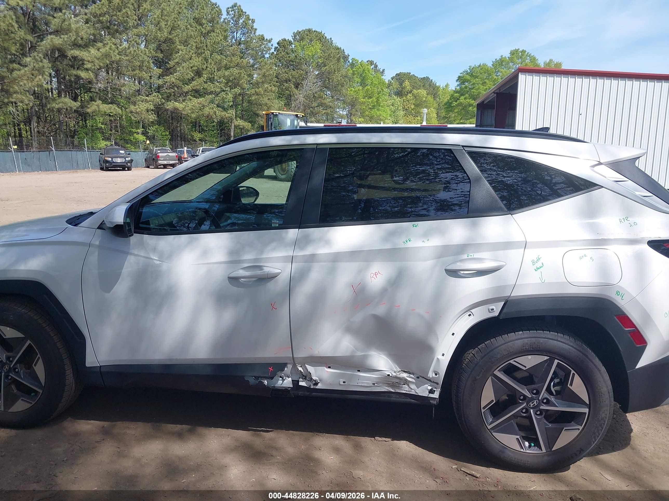 2025 Hyundai Tucson Sel White vin: 5NMJB3DE1SH573465
