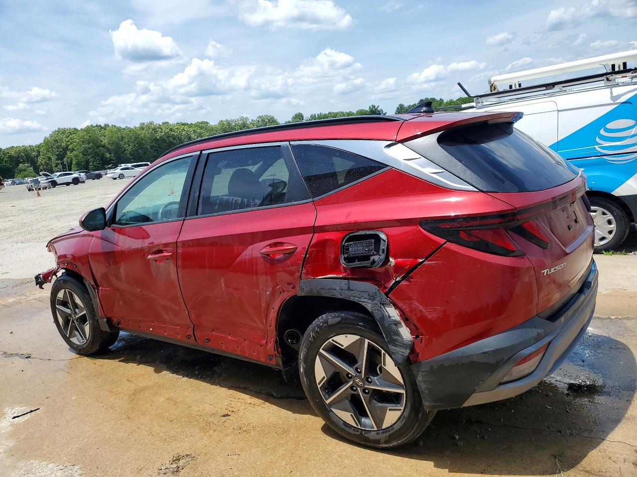2025 Hyundai Tucson Sel Burgundy vin: 5NMJB3DE2SH529975