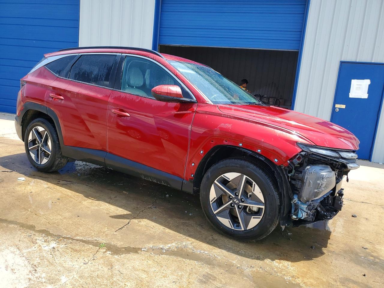 2025 Hyundai Tucson Sel Burgundy vin: 5NMJB3DE2SH529975