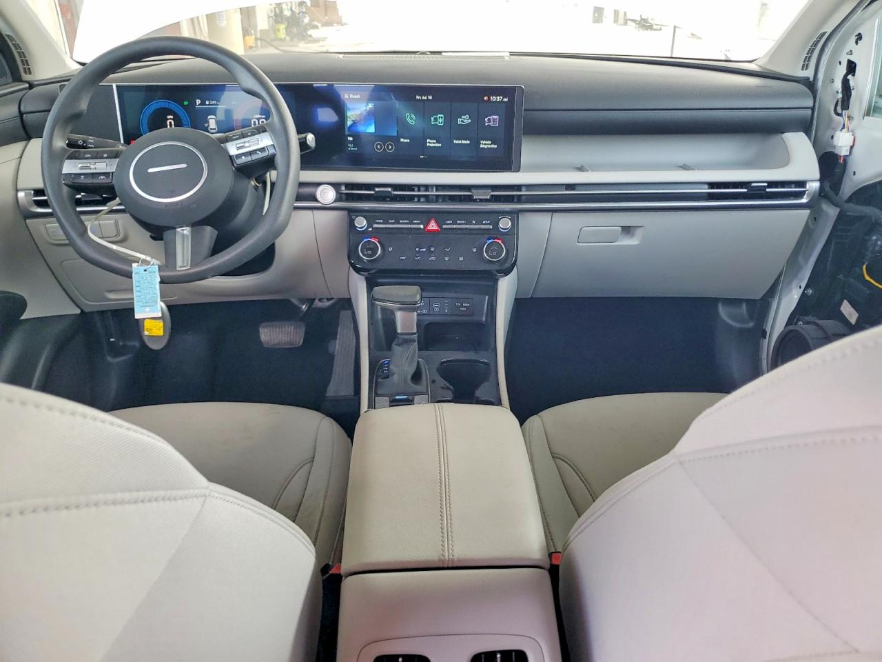 2025 Hyundai Tucson Sel White vin: 5NMJB3DE3SH596360