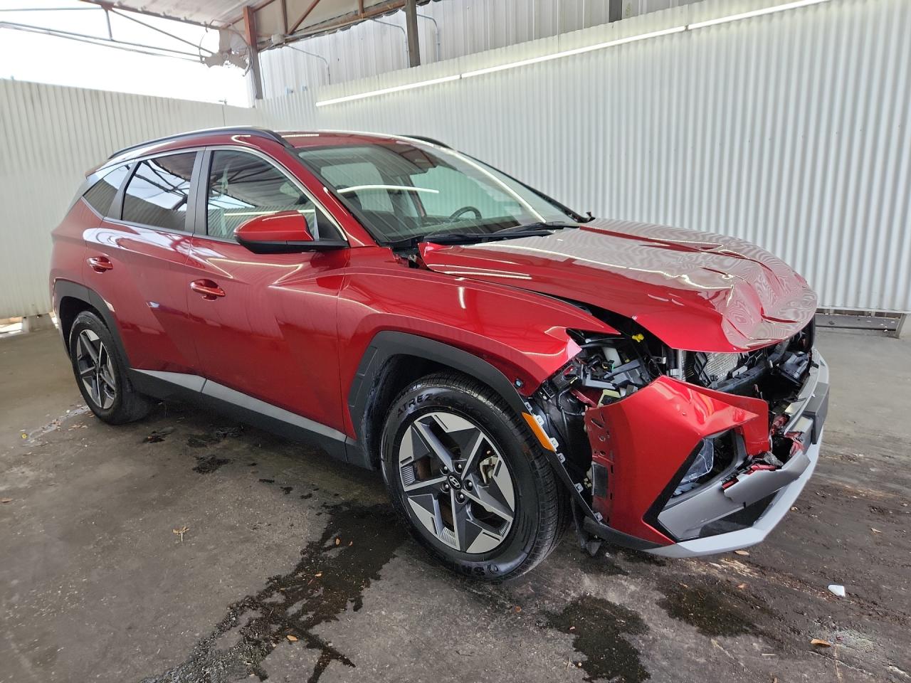 2025 Hyundai Tucson Sel Красный vin: 5NMJB3DE5SH491190 Damage: Hood, Severe Damage, Replacement Required