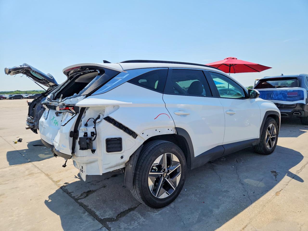 2025 Hyundai Tucson Sel White vin: 5NMJB3DE5SH501863