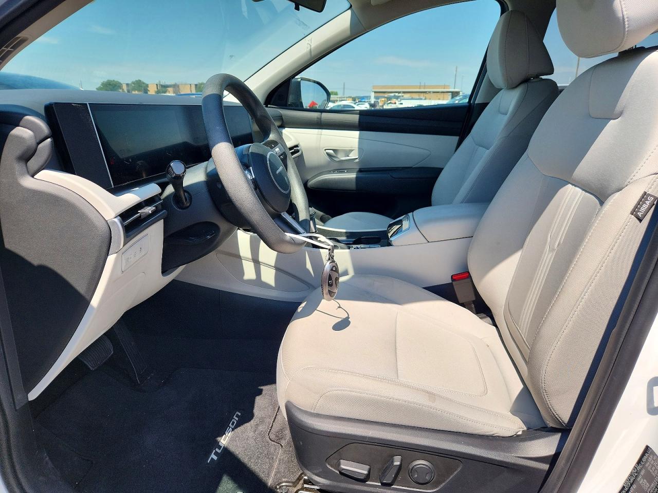 2025 Hyundai Tucson Sel White vin: 5NMJB3DE5SH501863