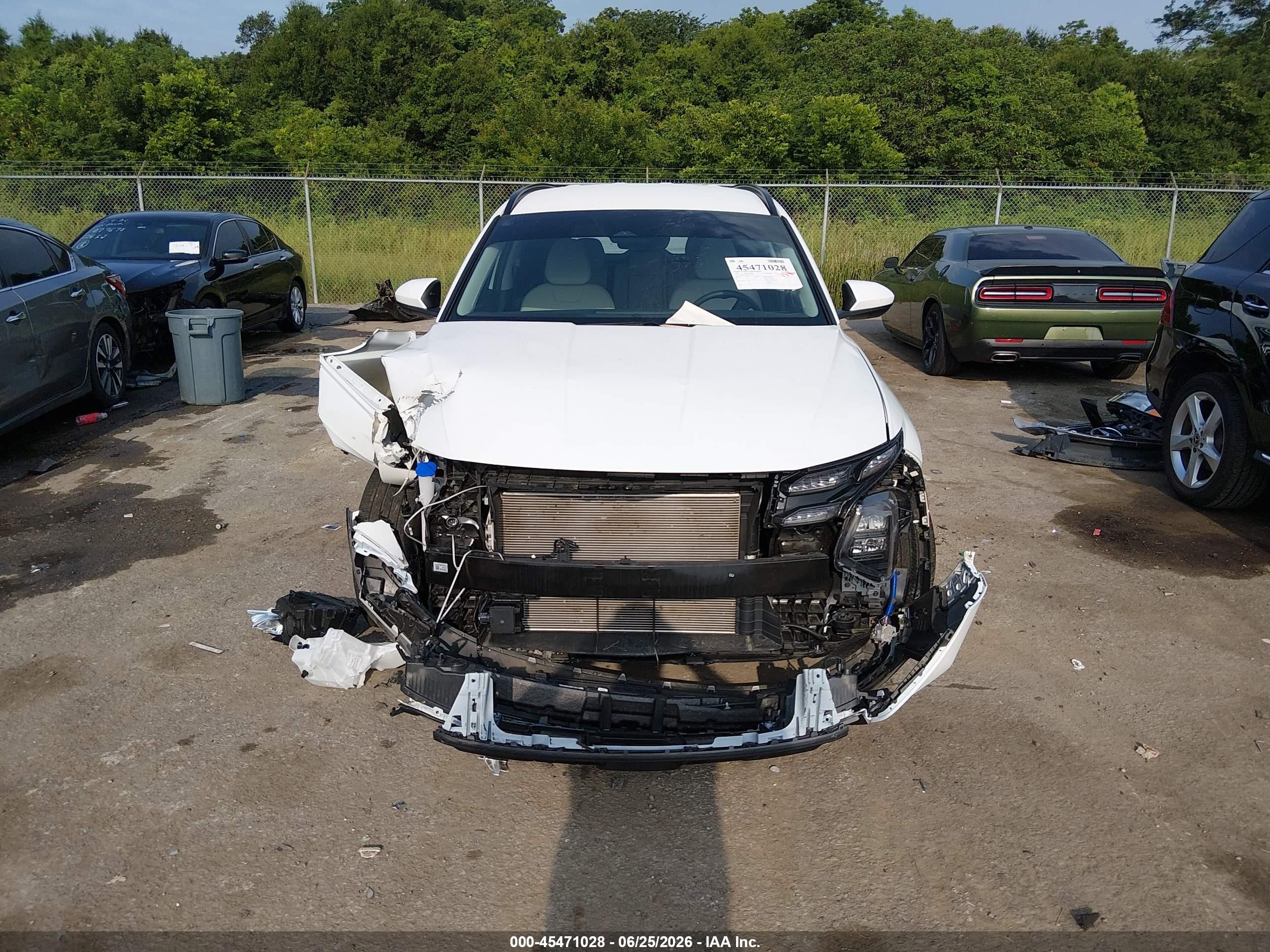 2025 Hyundai Tucson Sel White vin: 5NMJB3DE5SH522518