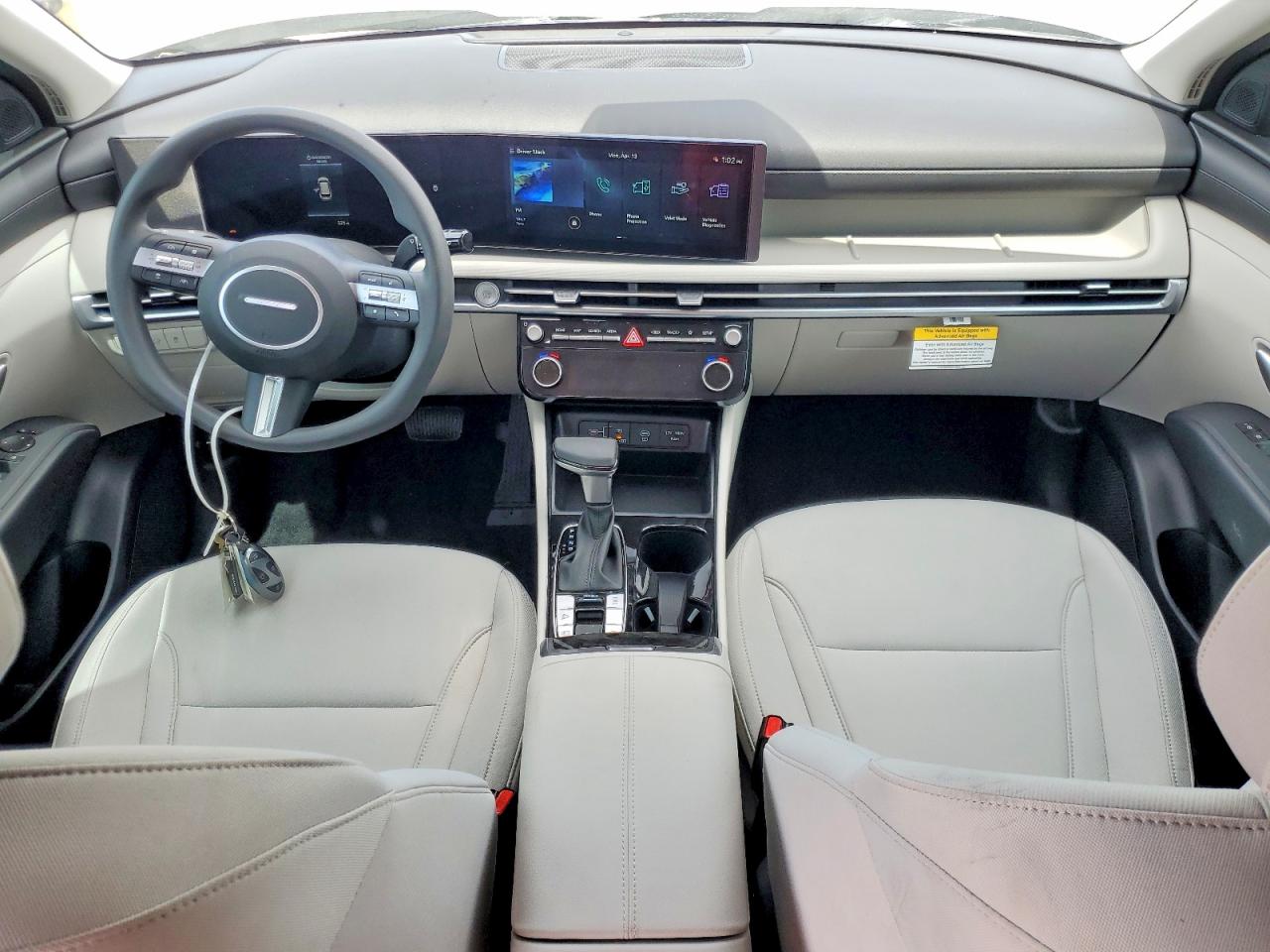 2026 Hyundai Tucson Sel White vin: 5NMJB3DE7TH689514