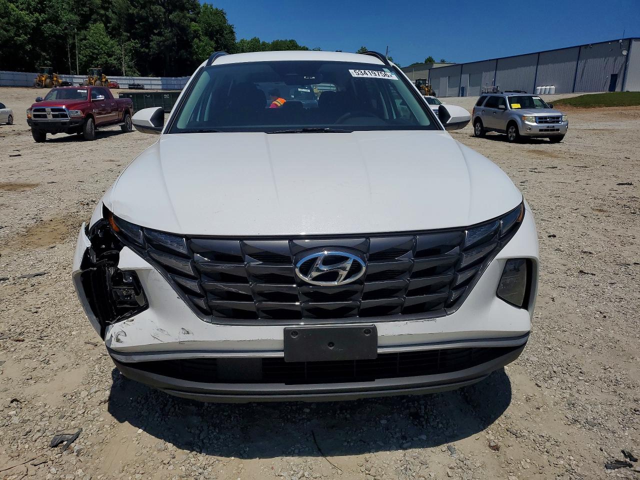 2024 Hyundai Tucson Sel White vin: 5NMJB3DE9RH387831