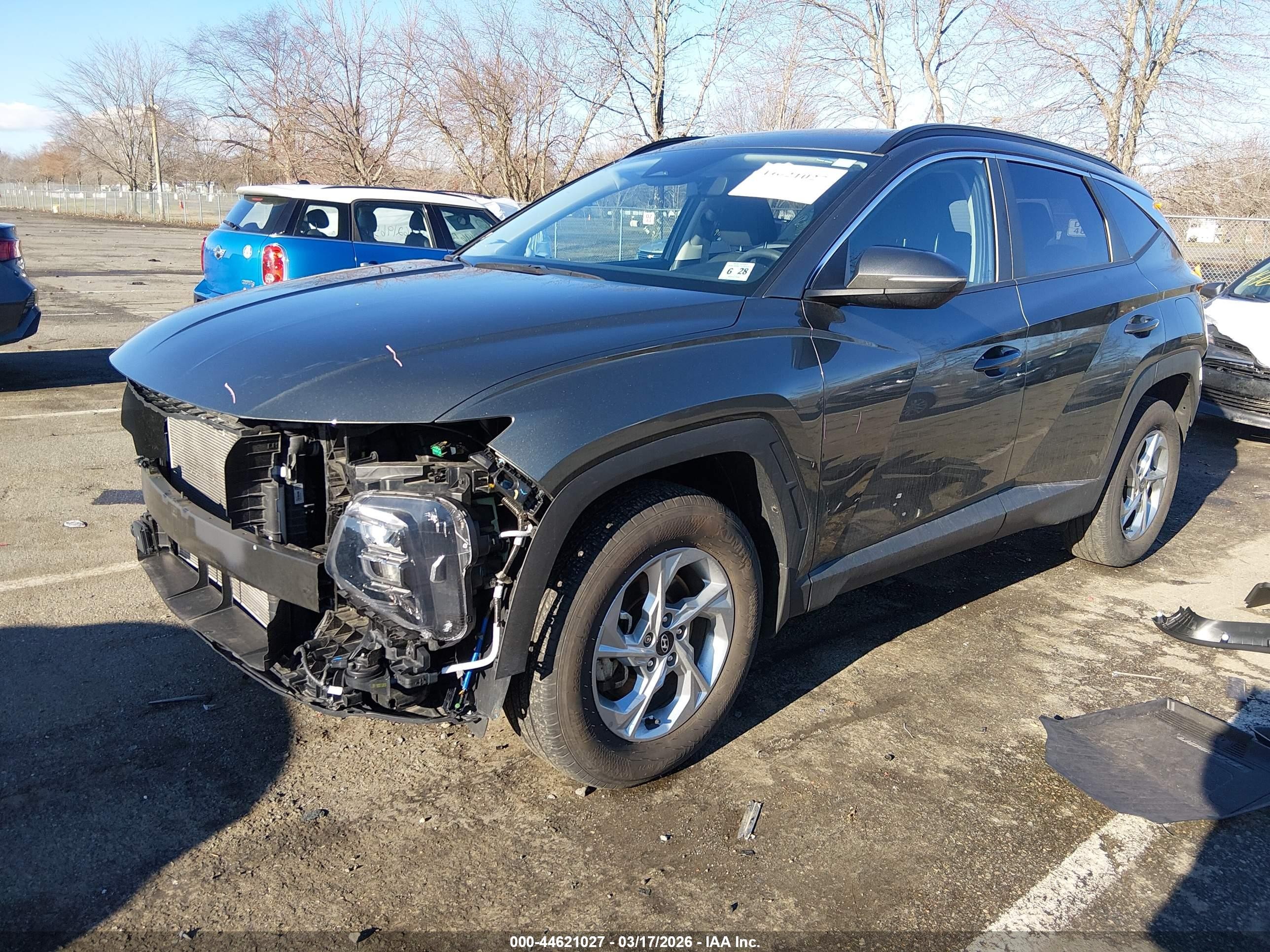 2023 Hyundai Tucson Sel Серый vin: 5NMJBCAE1PH279804