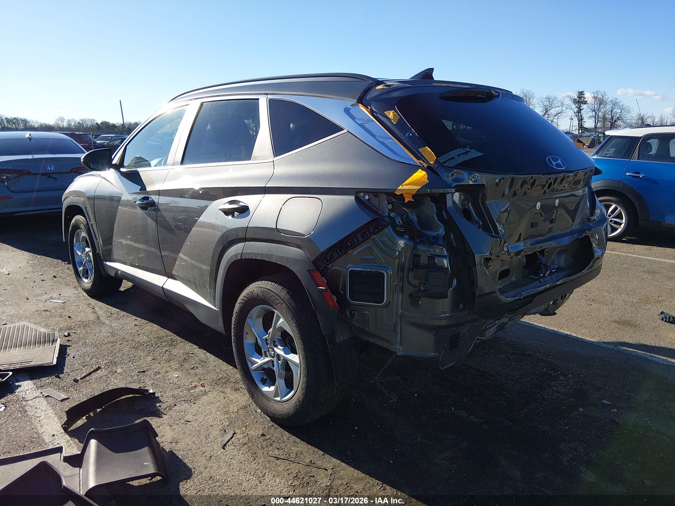 2023 Hyundai Tucson Sel Серый vin: 5NMJBCAE1PH279804