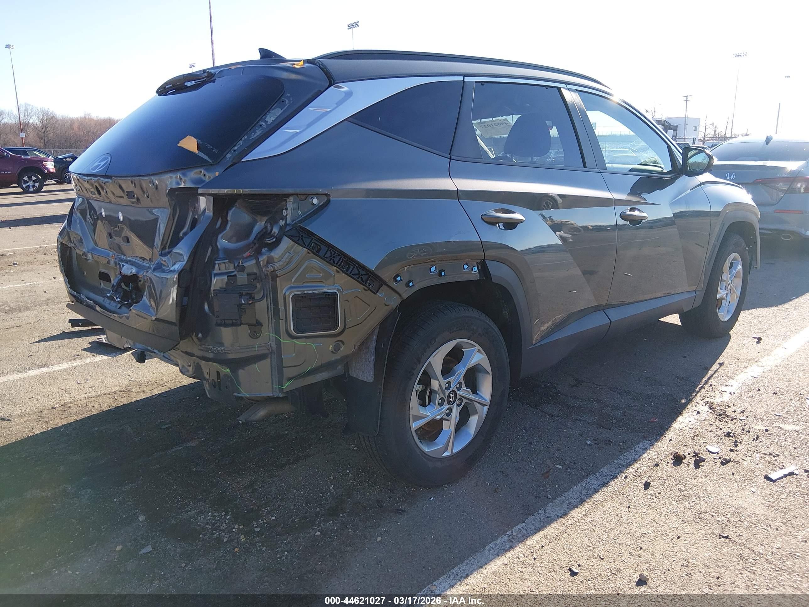 2023 Hyundai Tucson Sel Серый vin: 5NMJBCAE1PH279804