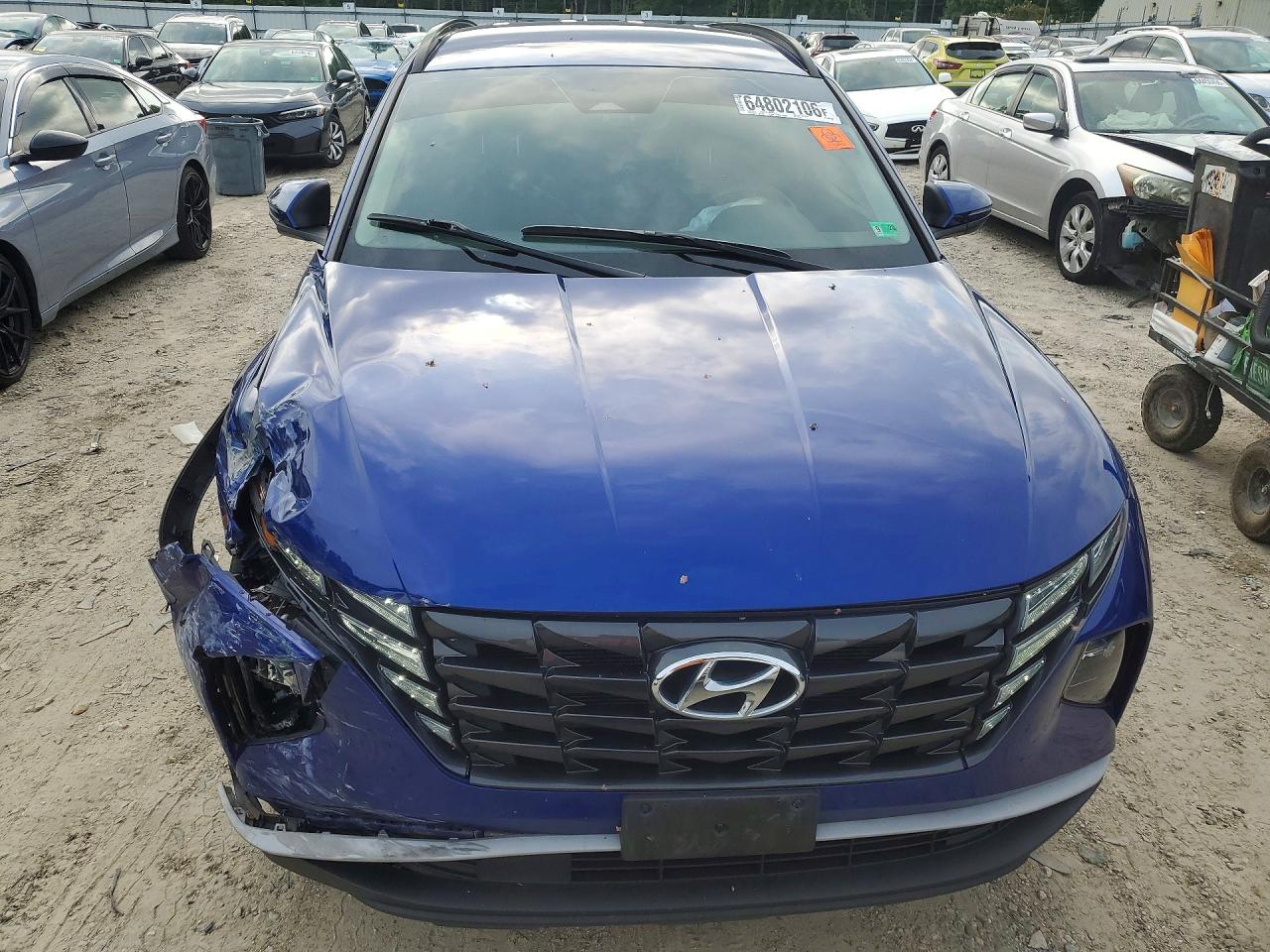 2022 Hyundai Tucson Sel Blue vin: 5NMJBCAE2NH112705