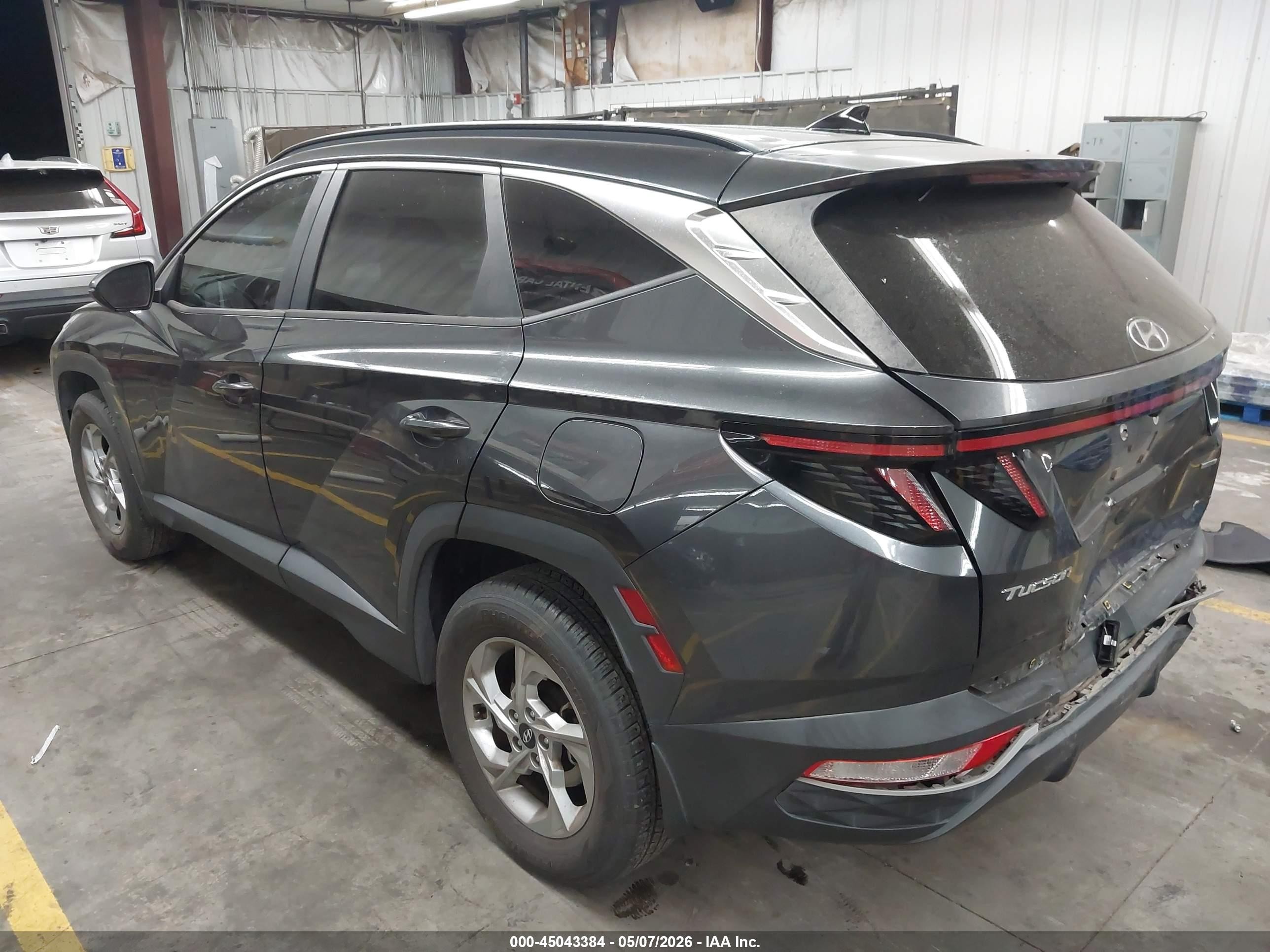 2022 Hyundai Tucson Sel Gray vin: 5NMJBCAE3NH040655