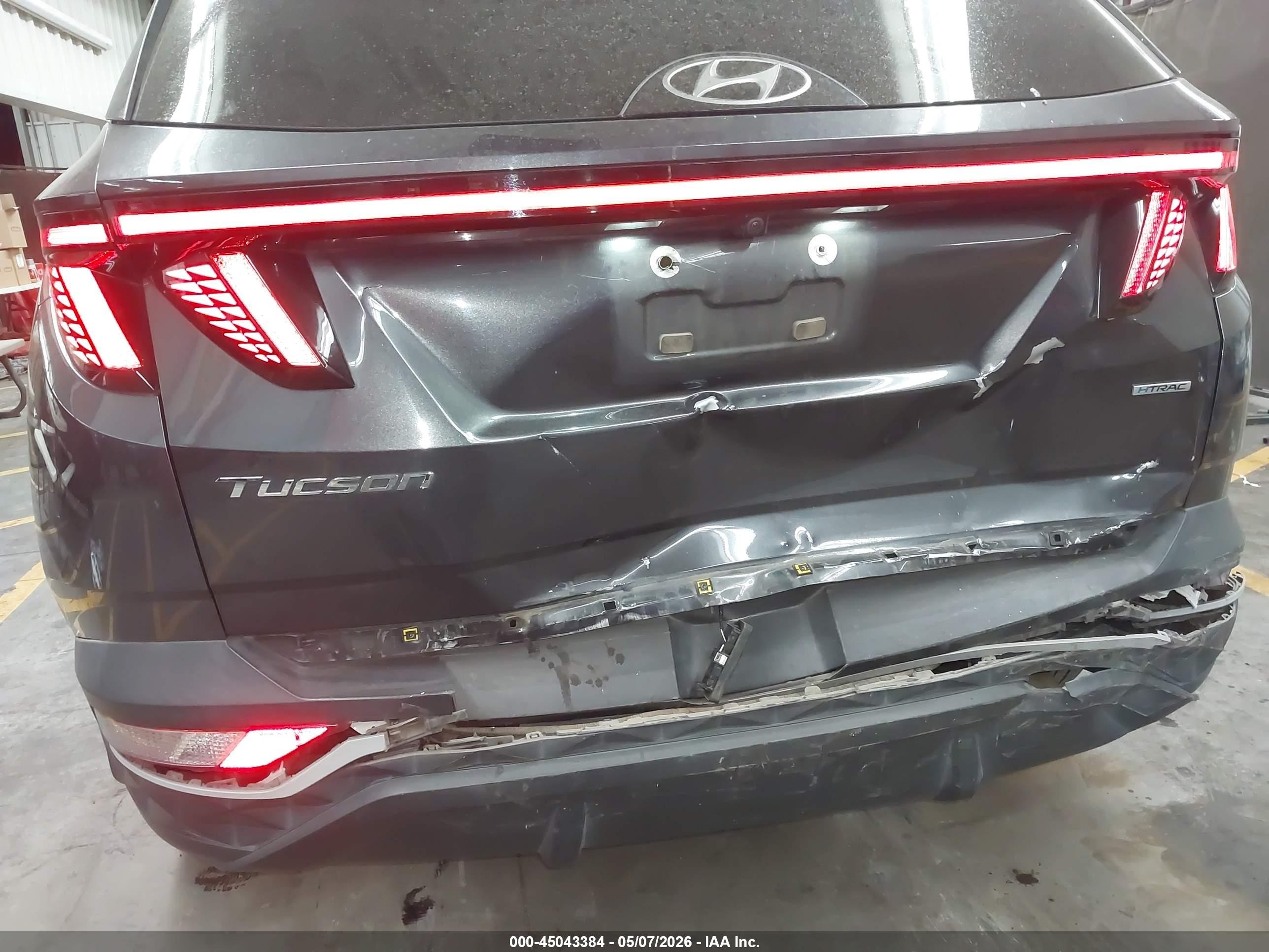 2022 Hyundai Tucson Sel Gray vin: 5NMJBCAE3NH040655