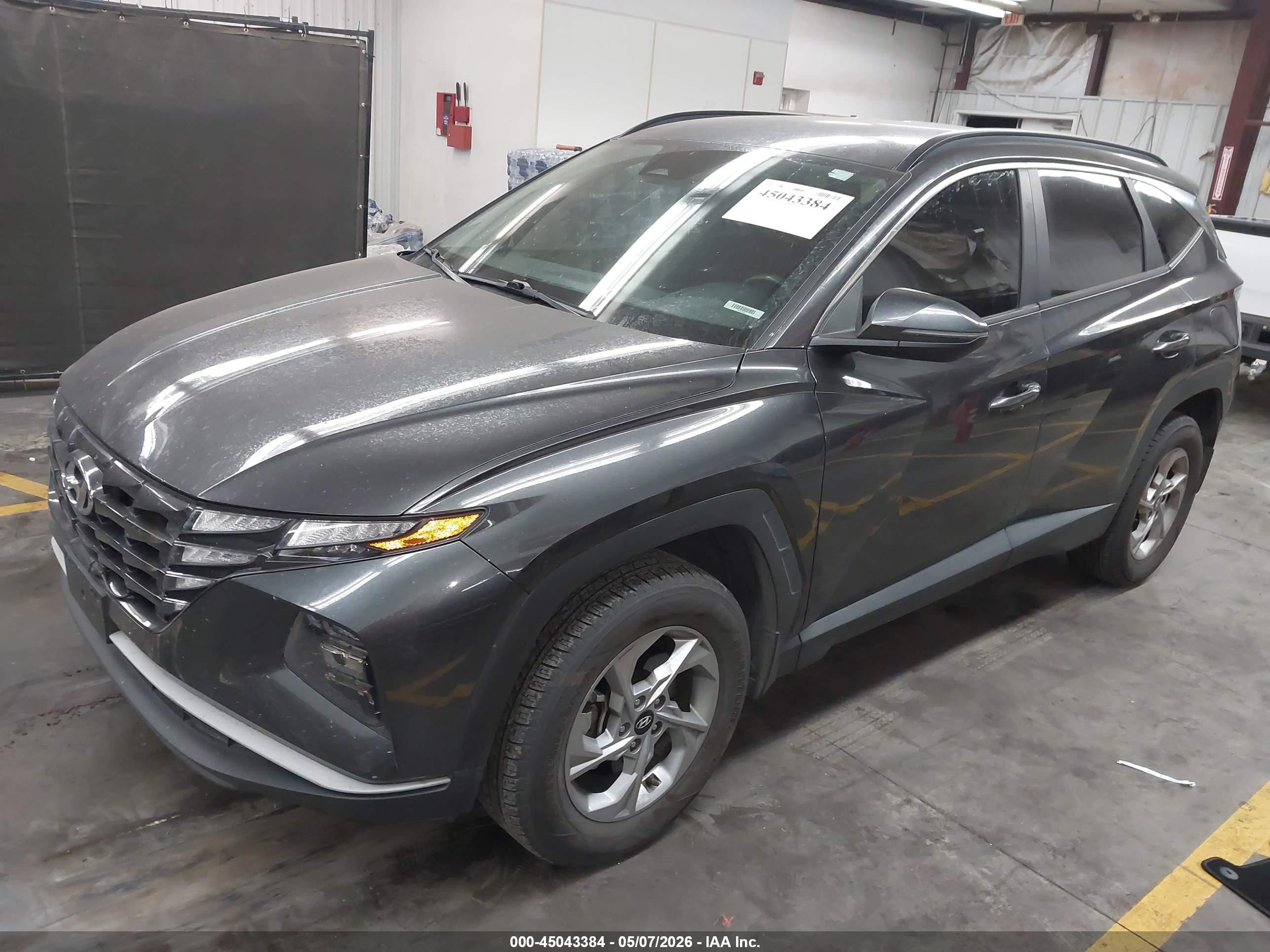 2022 Hyundai Tucson Sel Gray vin: 5NMJBCAE3NH040655