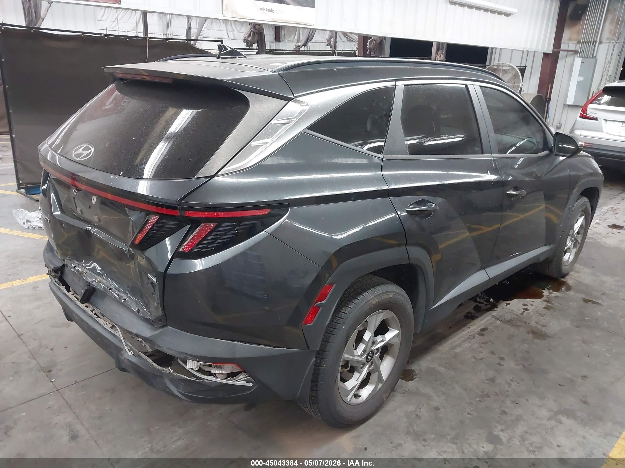 2022 Hyundai Tucson Sel Gray vin: 5NMJBCAE3NH040655