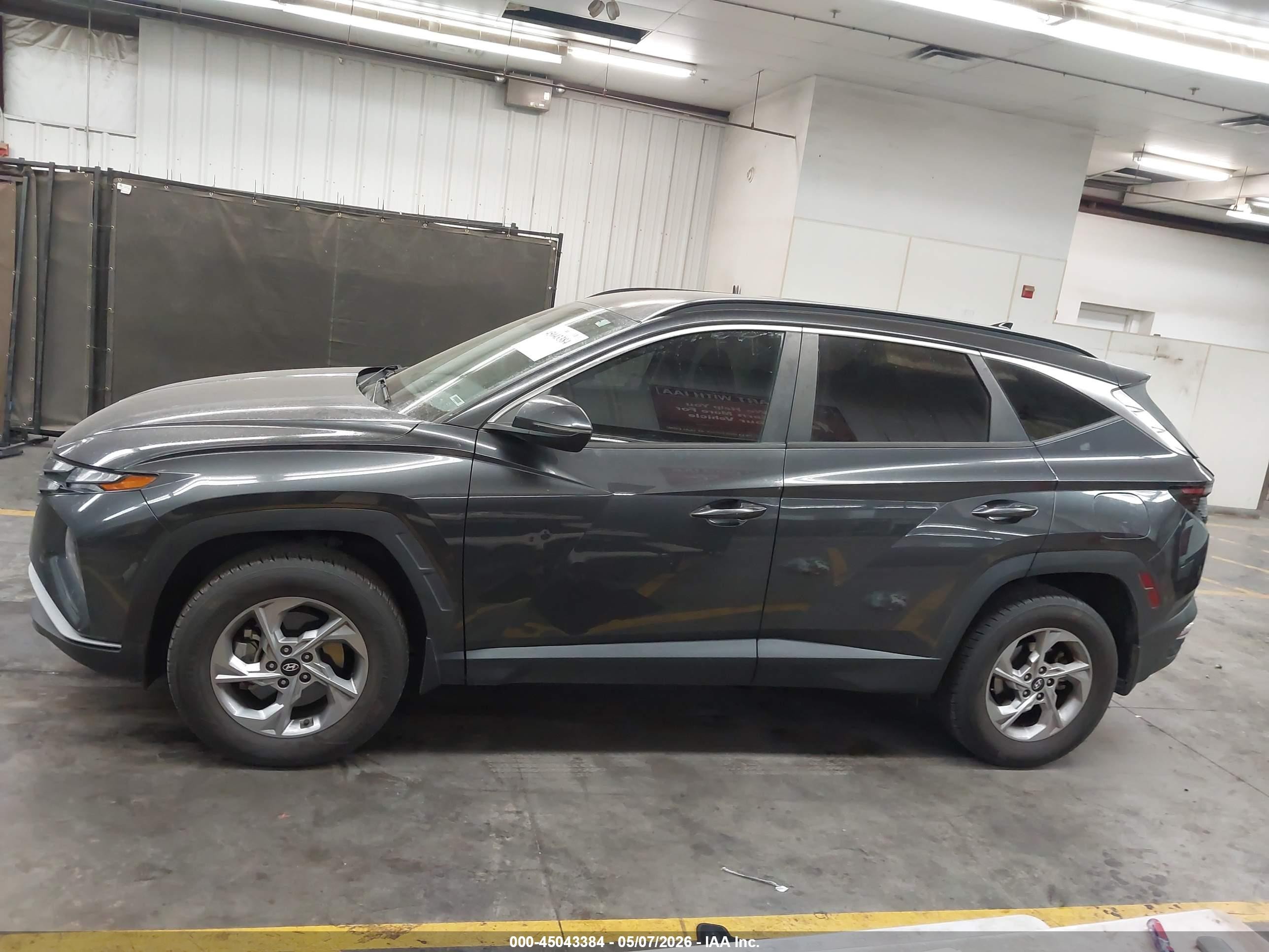 2022 Hyundai Tucson Sel Gray vin: 5NMJBCAE3NH040655