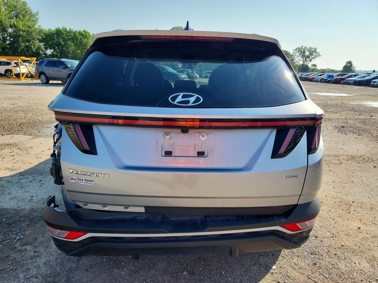 2022 Hyundai Tucson Sel Silver vin: 5NMJBCAE8NH123286
