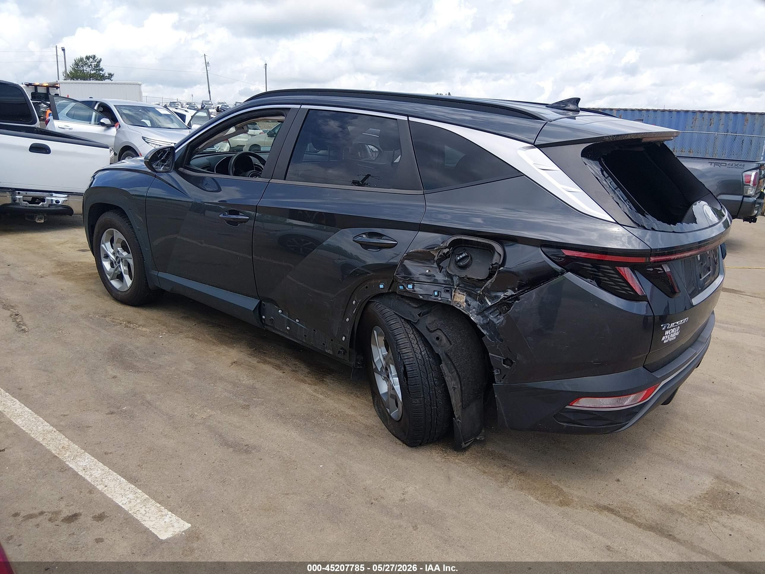 2022 Hyundai Tucson Sel Gray vin: 5NMJBCAE9NH032107