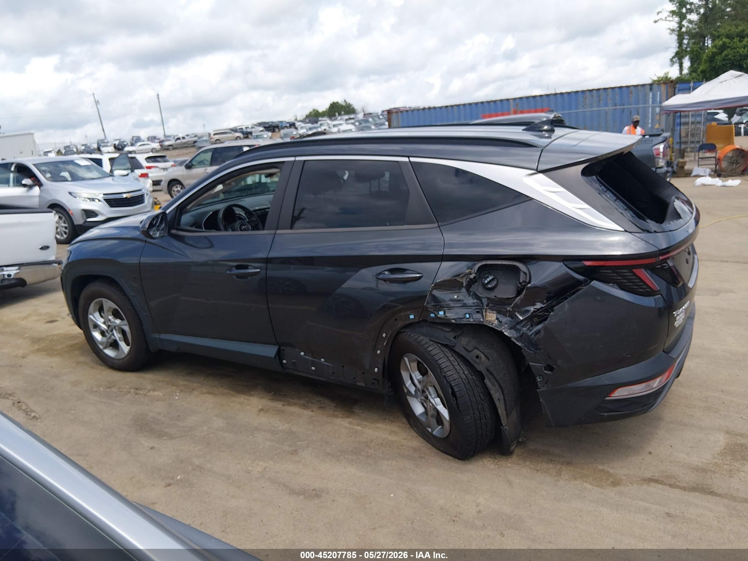 2022 Hyundai Tucson Sel Gray vin: 5NMJBCAE9NH032107