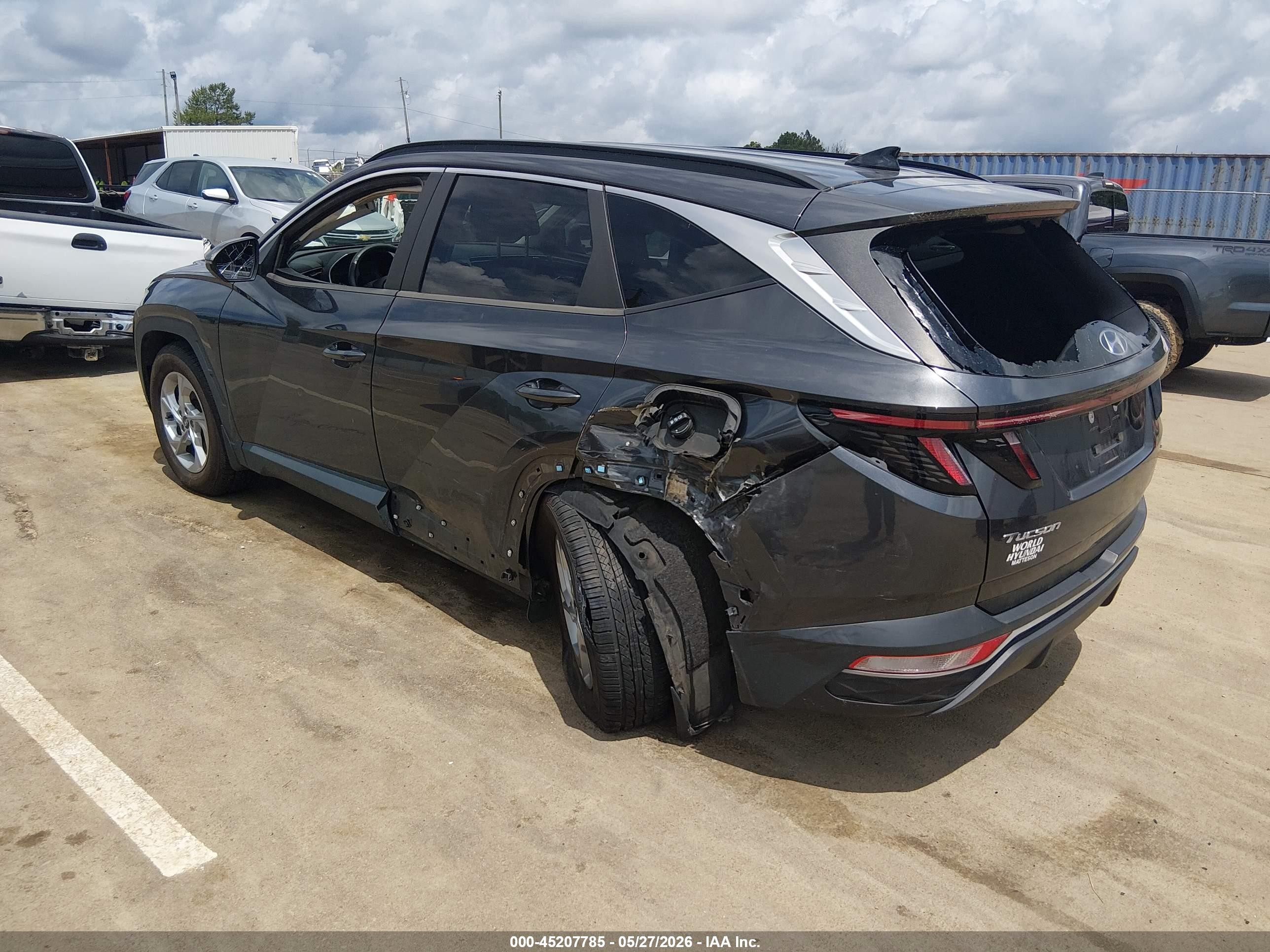 2022 Hyundai Tucson Sel Gray vin: 5NMJBCAE9NH032107