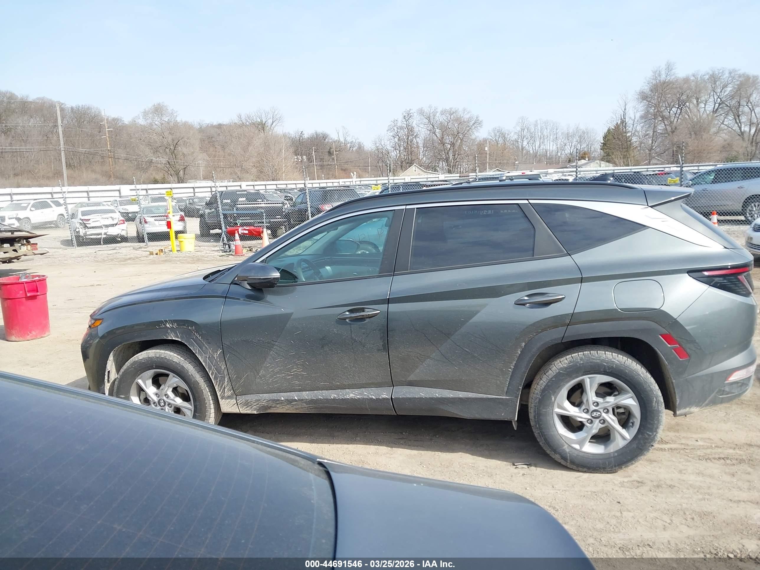 2023 Hyundai Tucson Sel Gray vin: 5NMJBCAE9PH274432