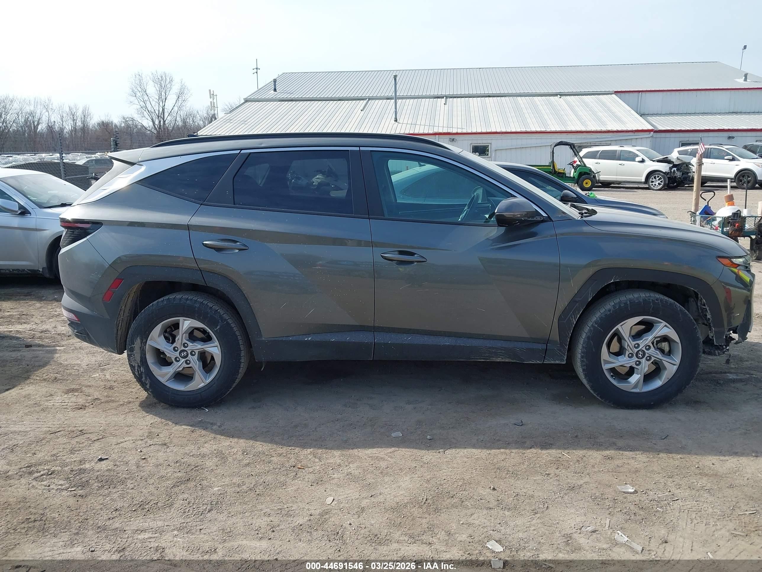 2023 Hyundai Tucson Sel Gray vin: 5NMJBCAE9PH274432