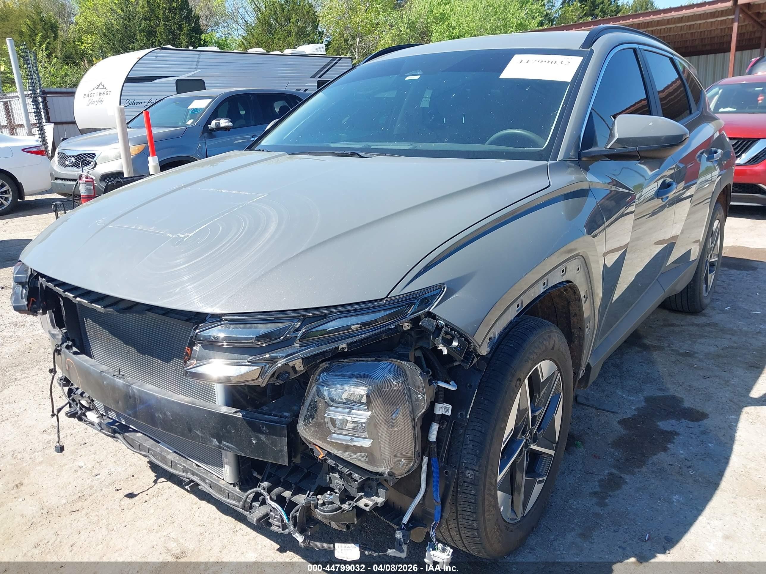 2025 Hyundai Tucson Sel Серый vin: 5NMJBCDE0SH462700