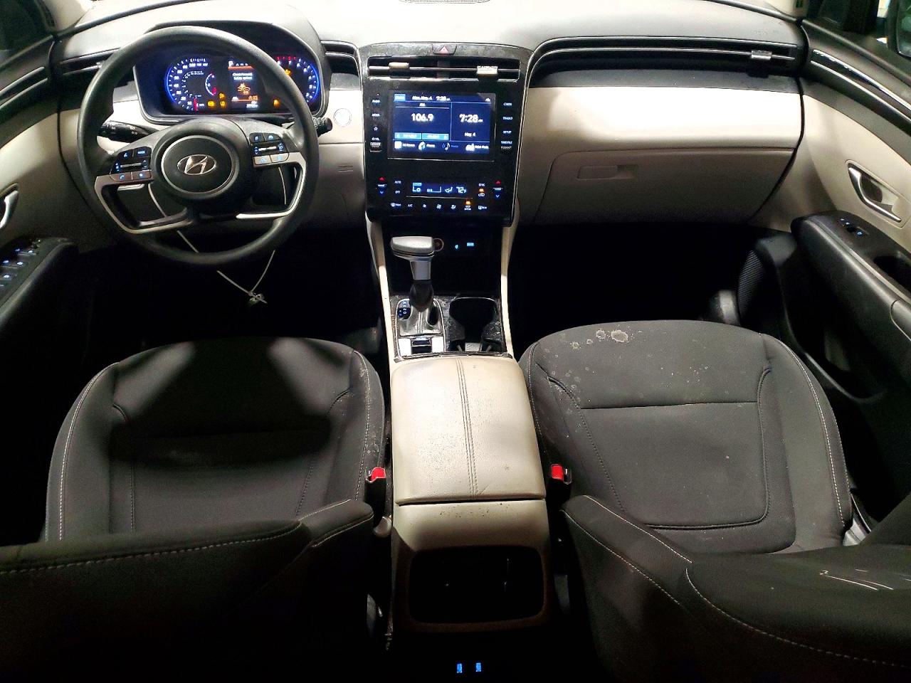 2024 Hyundai Tucson Sel White vin: 5NMJBCDE1RH411488