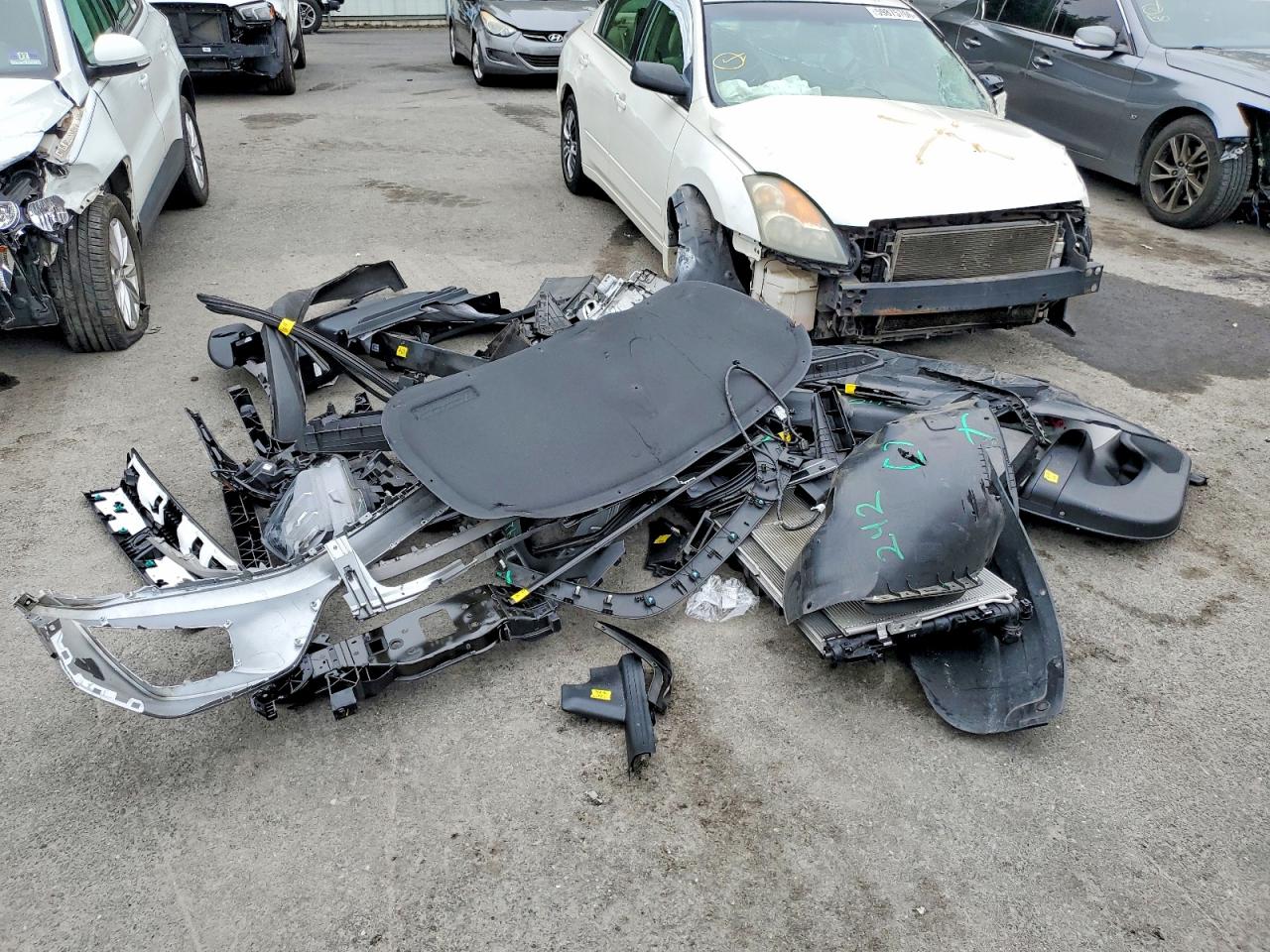 2024 Hyundai Tucson Sel Silver vin: 5NMJBCDE3RH419690