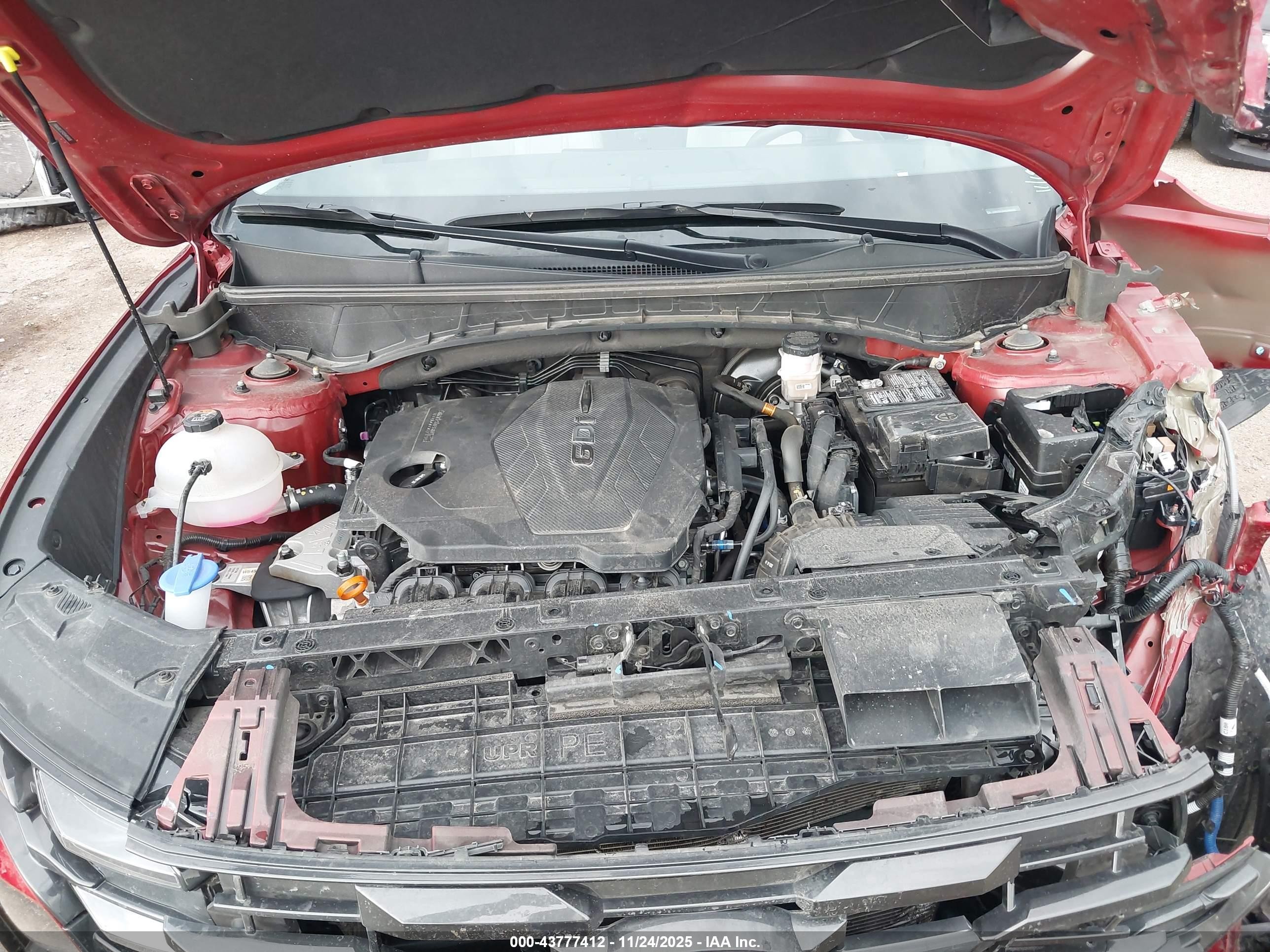 2025 Hyundai Tucson Sel Red vin: 5NMJBCDE4SH459685