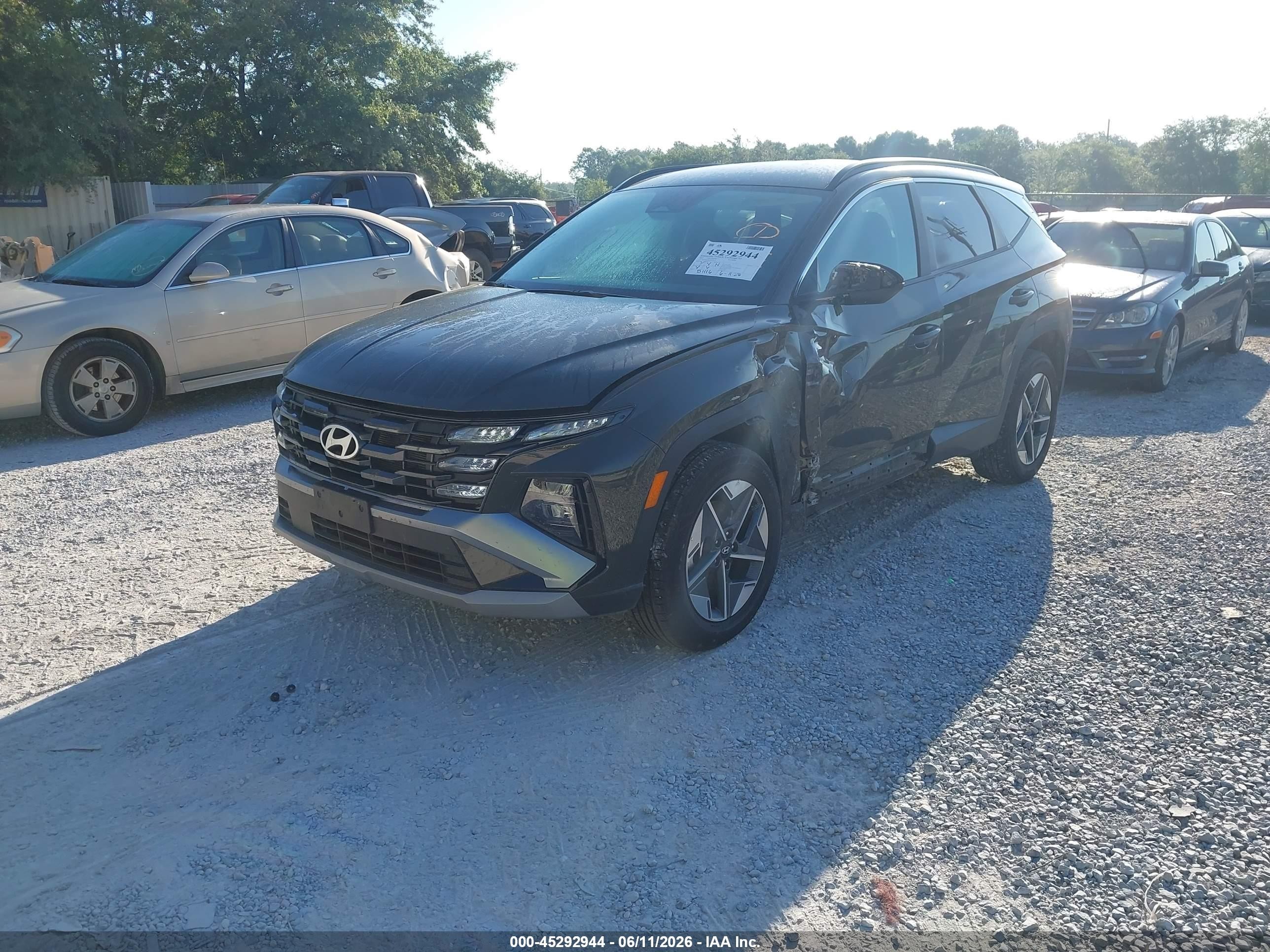 2025 Hyundai Tucson Sel Gray vin: 5NMJBCDE4SH460254