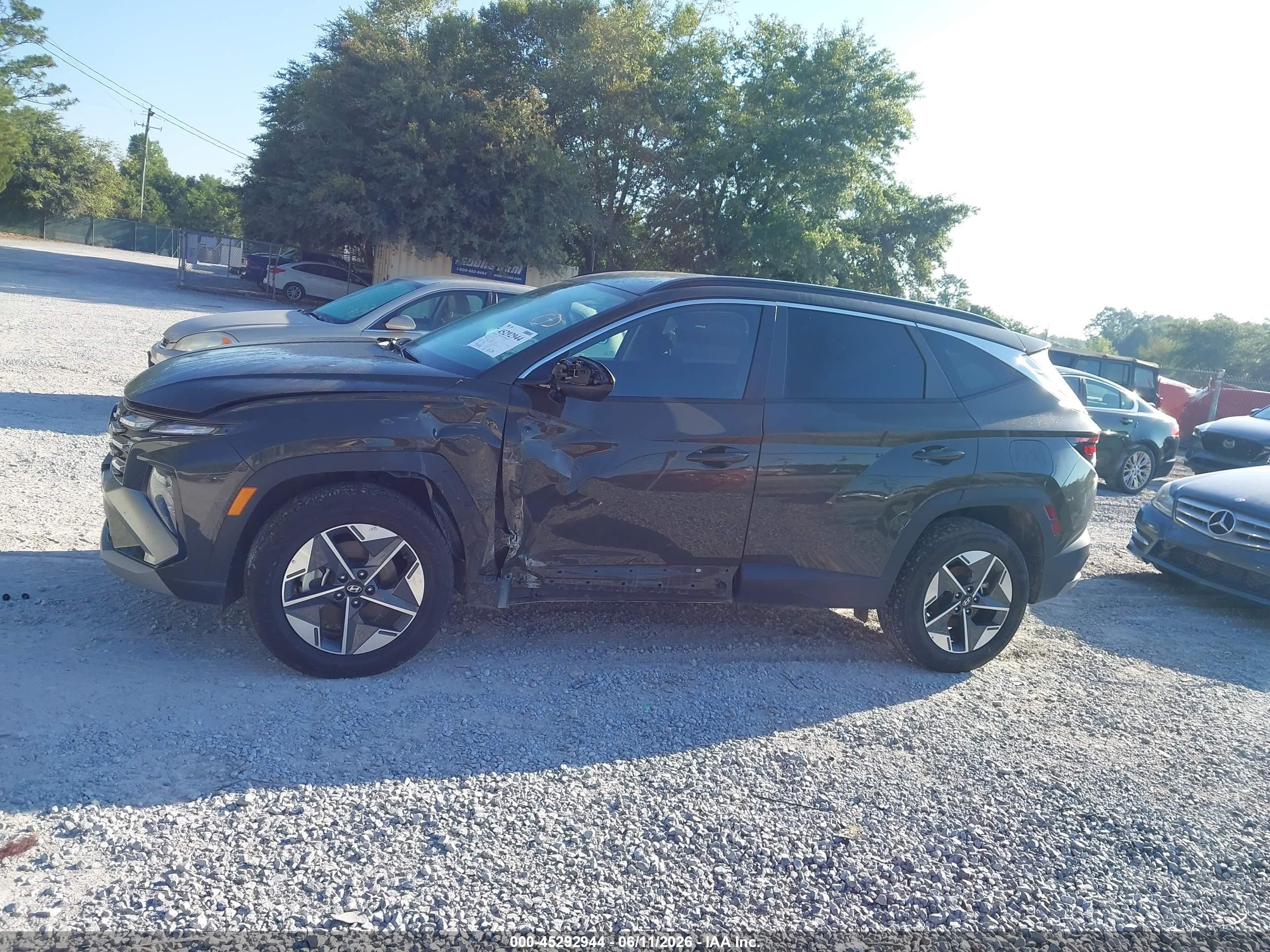 2025 Hyundai Tucson Sel Gray vin: 5NMJBCDE4SH460254