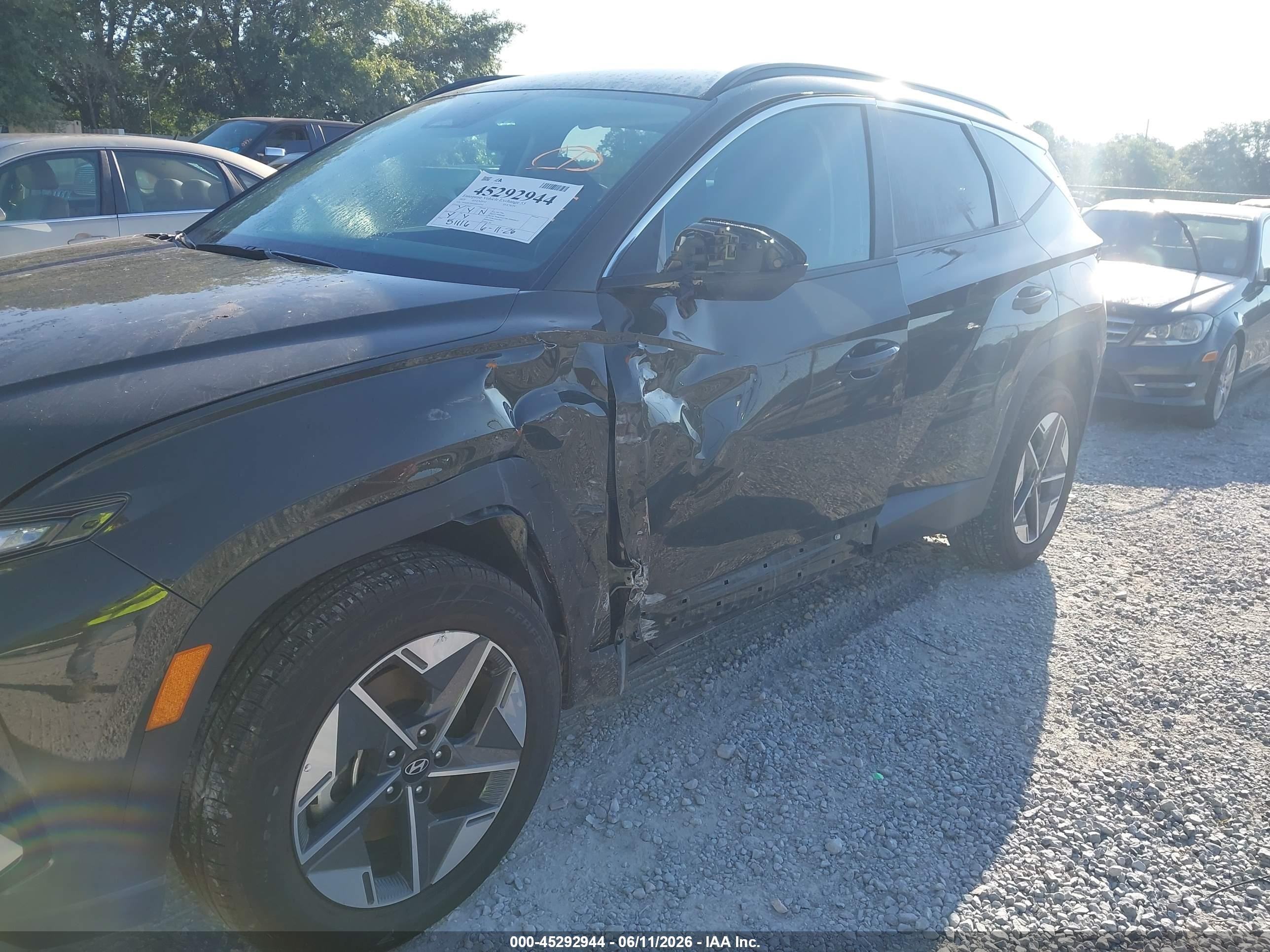 2025 Hyundai Tucson Sel Gray vin: 5NMJBCDE4SH460254